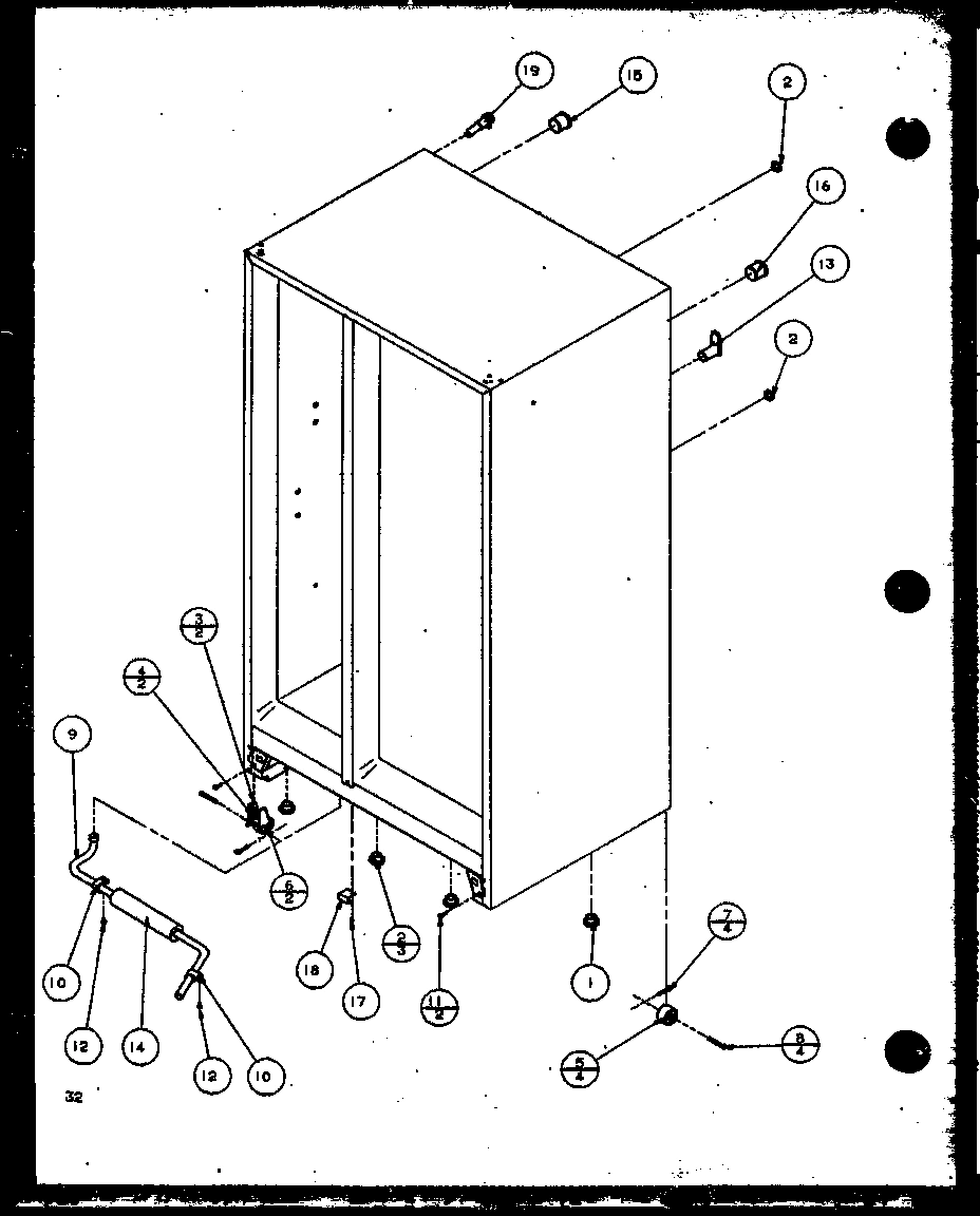 11 - ROLLERS AND CABINET BACK