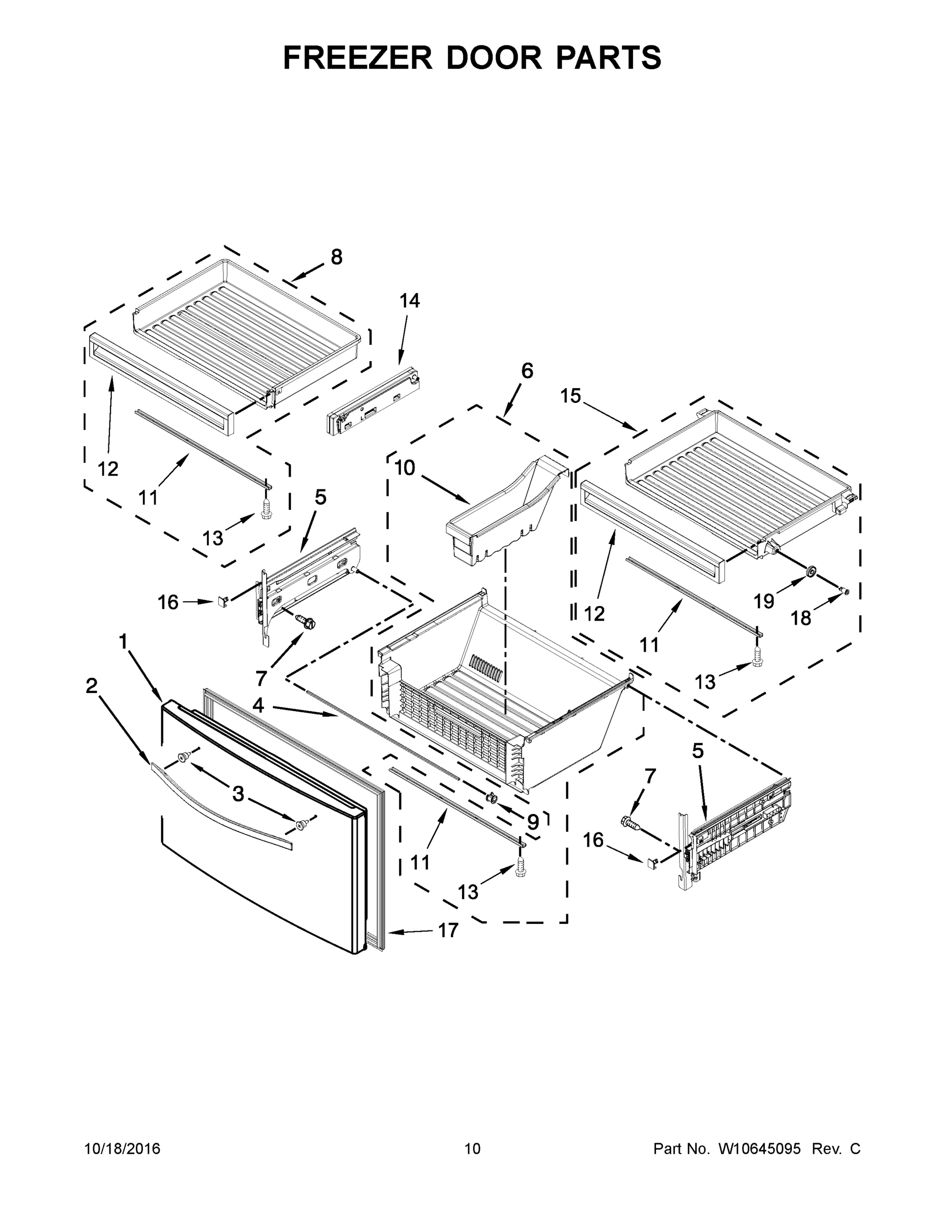 06 - FREEZER DOOR PARTS