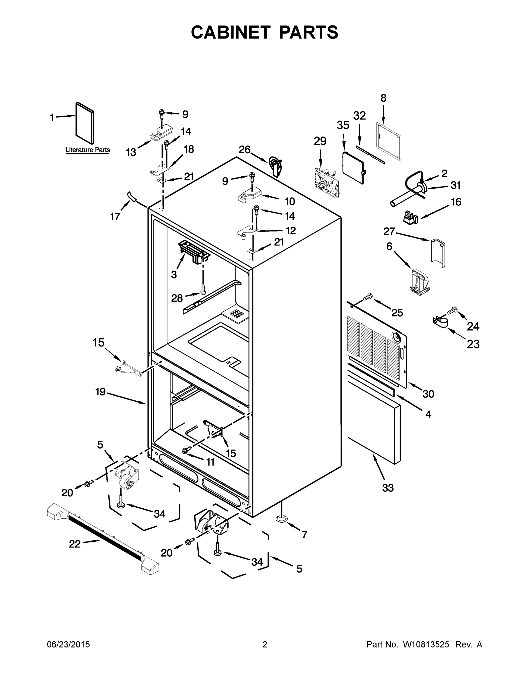 02 - CABINET PARTS