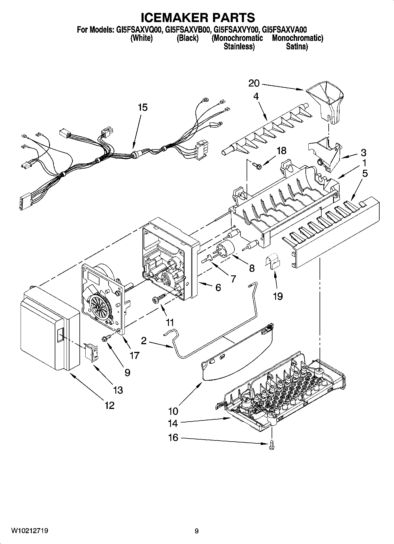 05 - ICEMAKER PARTS