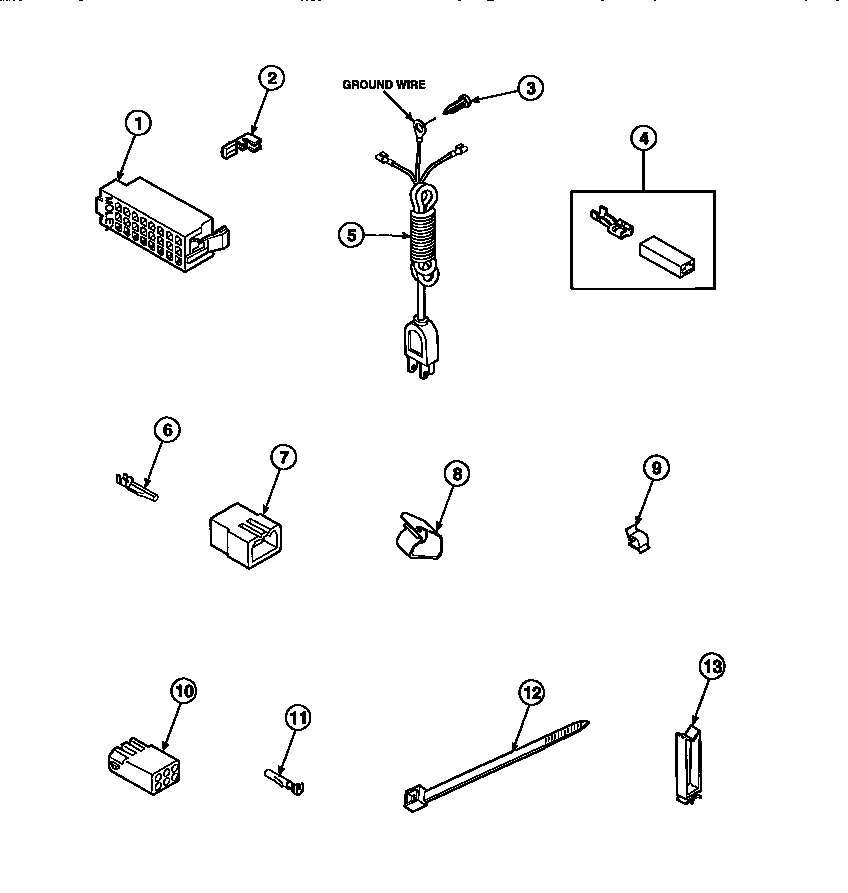 23 - POWER CORD AND TERMINALS
