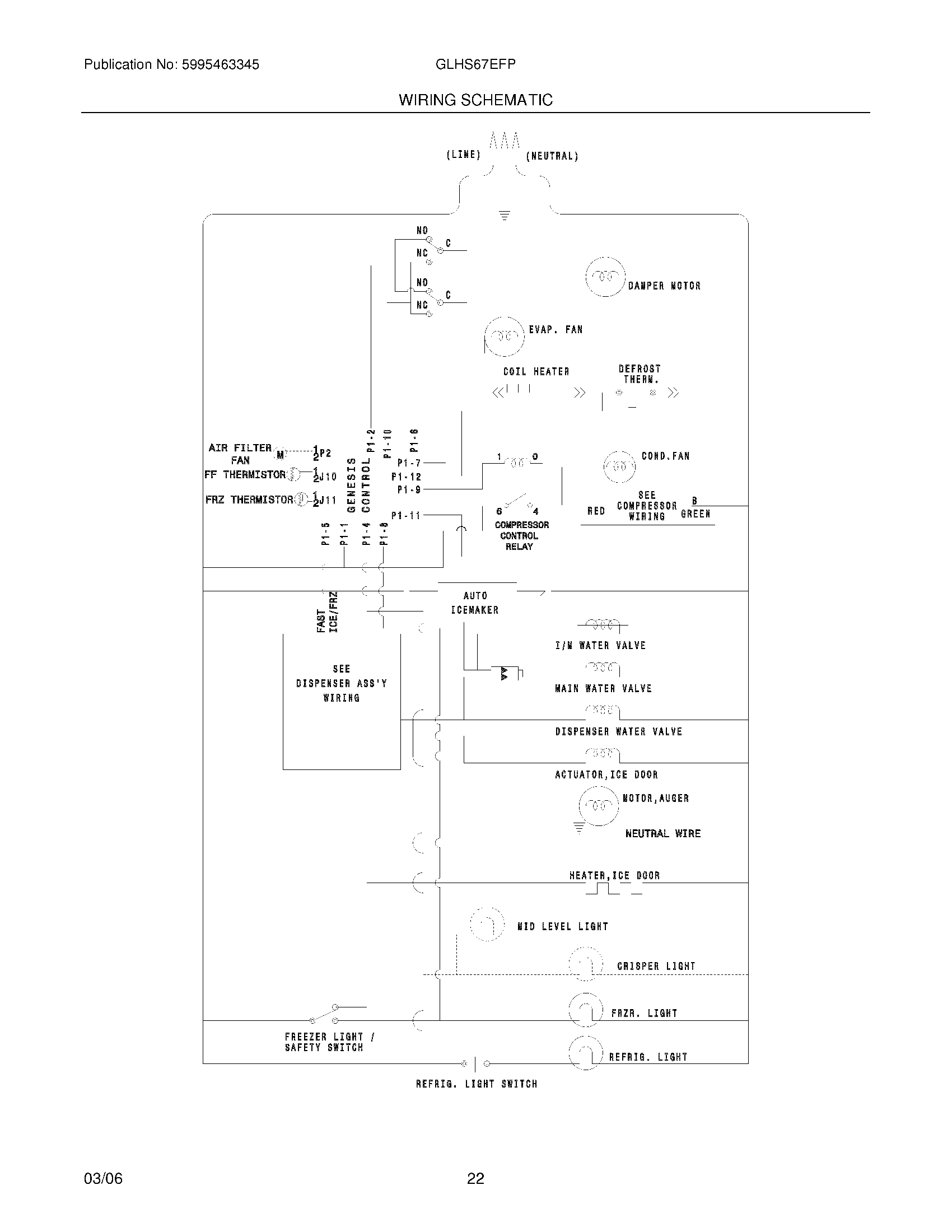 22 - WIRING SCHEMATIC