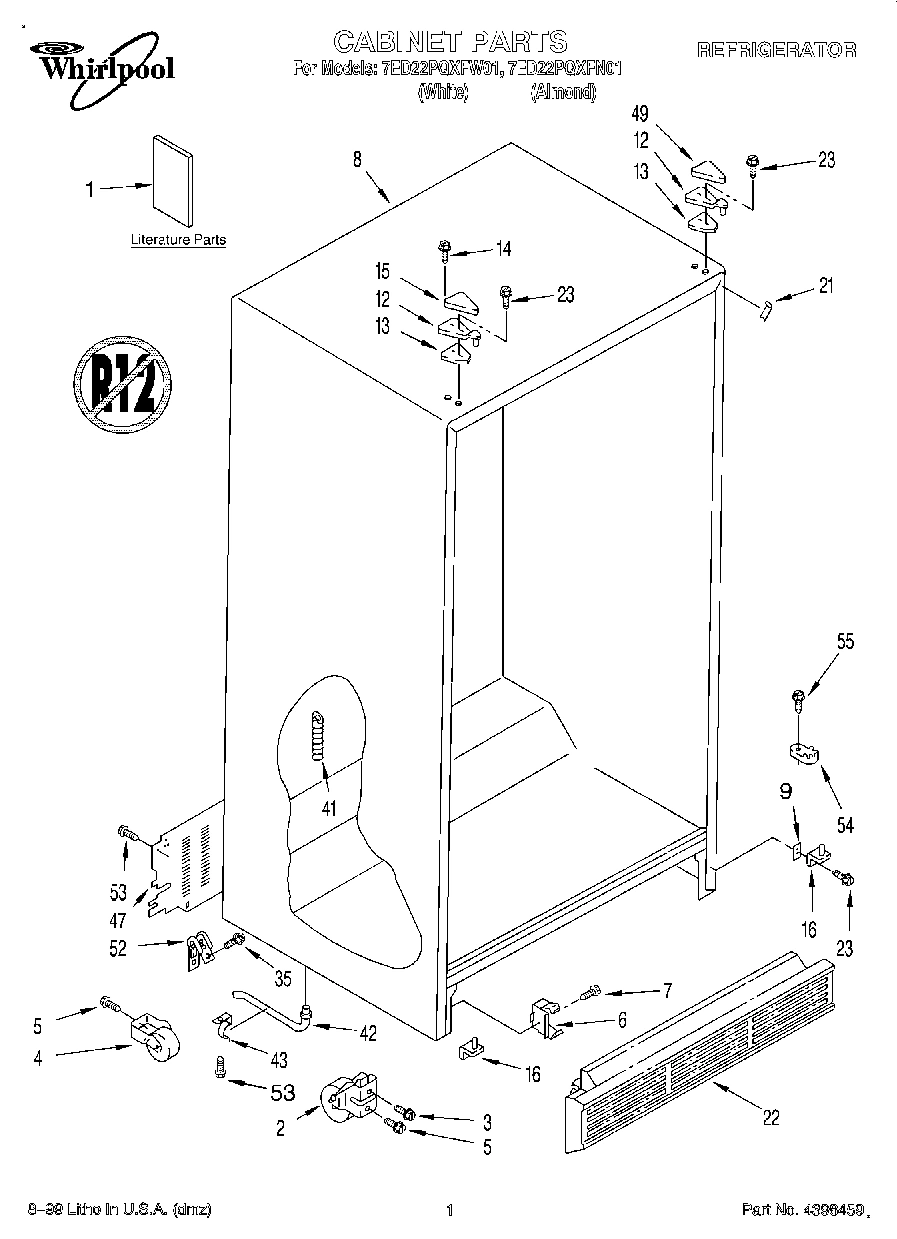01 - CABINET, LITERATURE