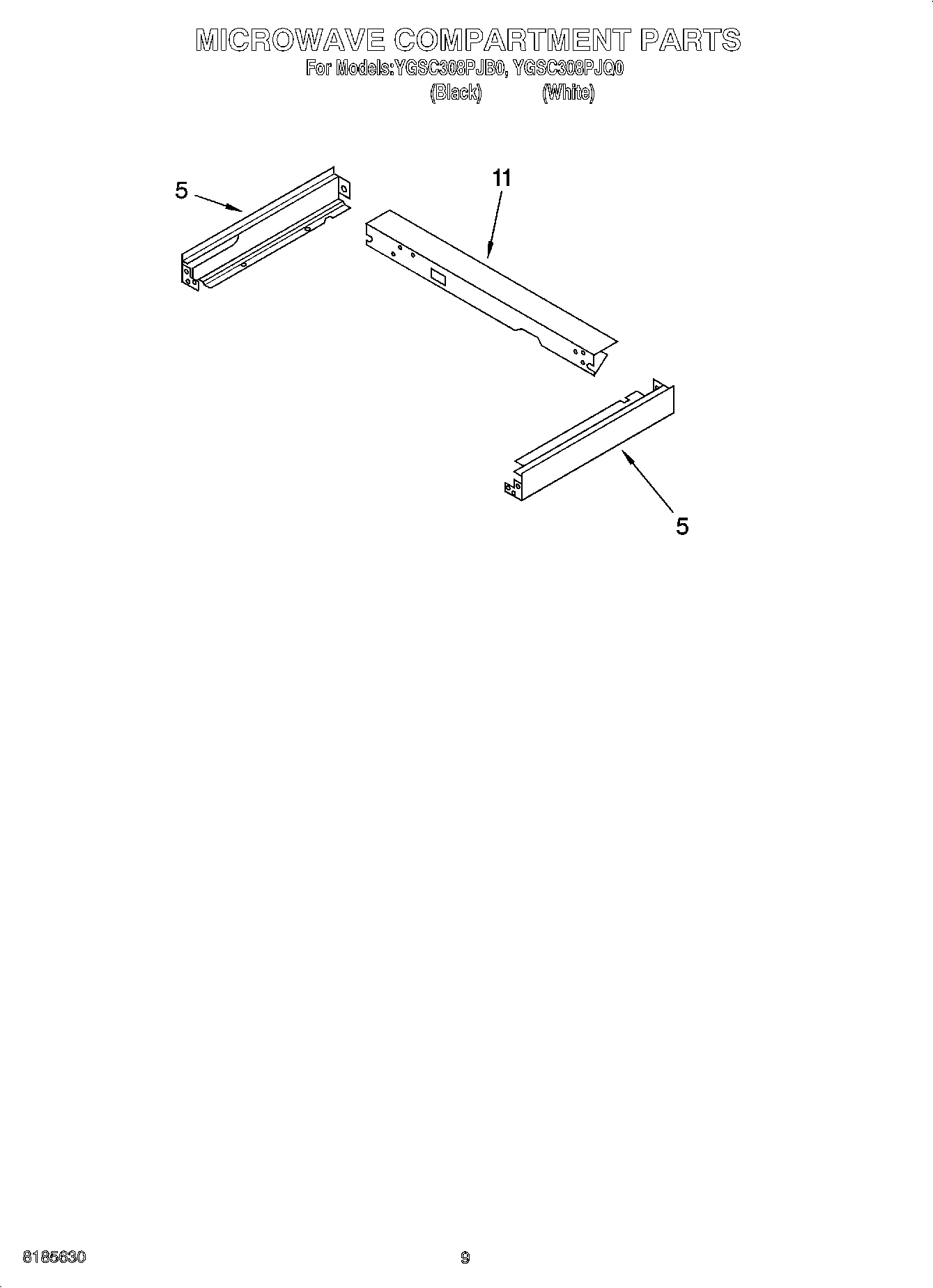 07 - MICROWAVE COMPARTMENT PARTS