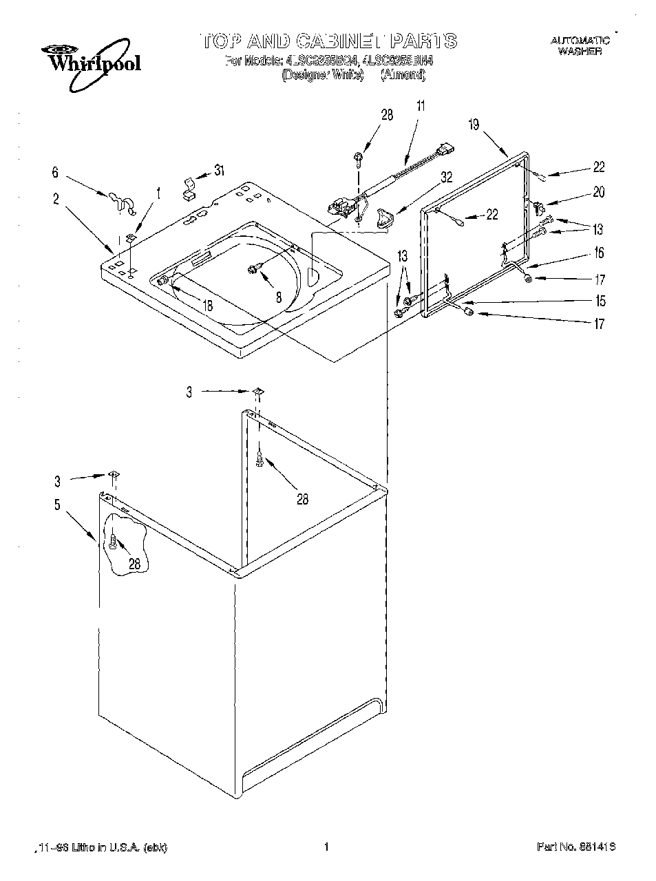 01 - TOP AND CABINET