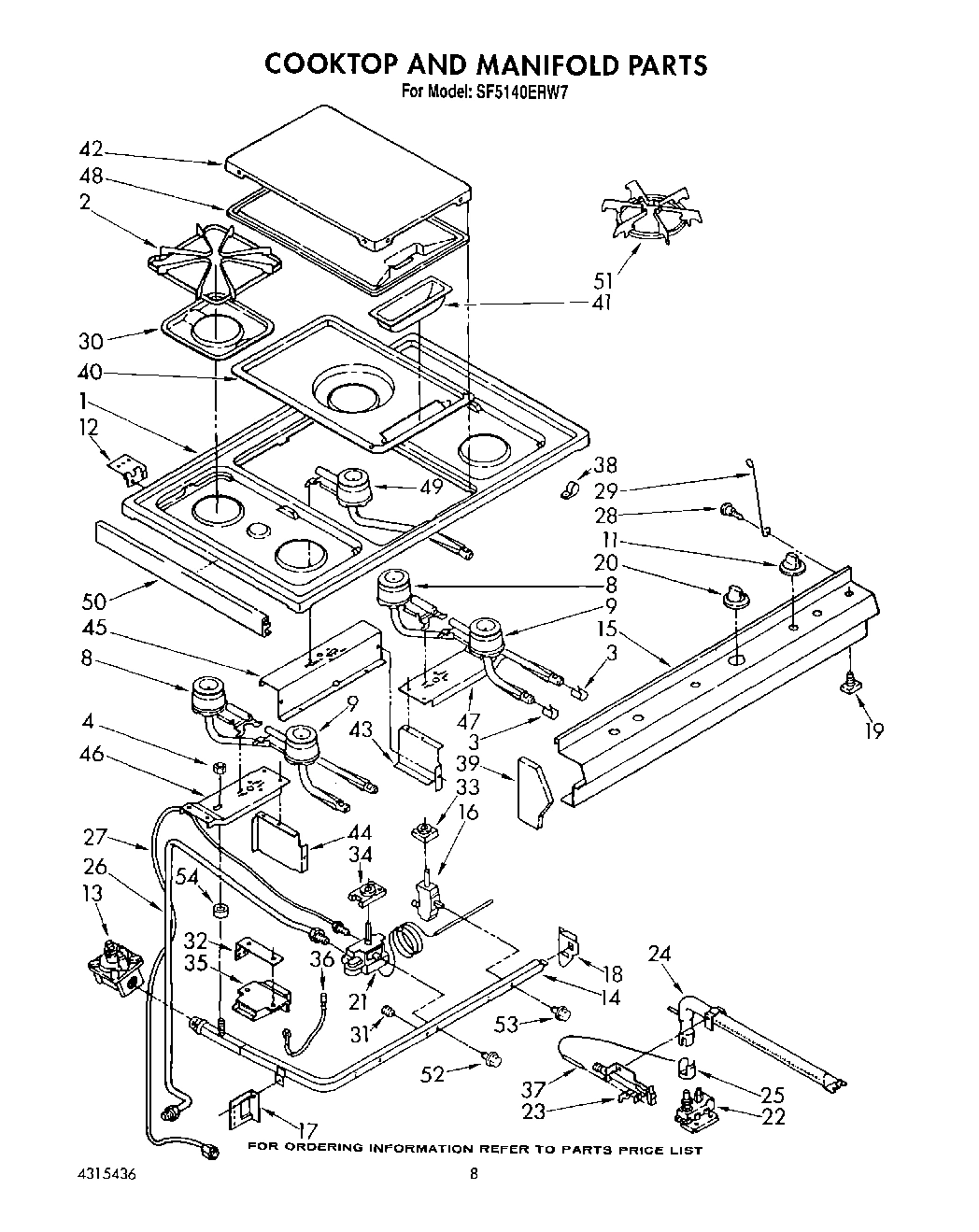 07 - COOKTOP AND MANIFOLD, LIT/OPTIONAL