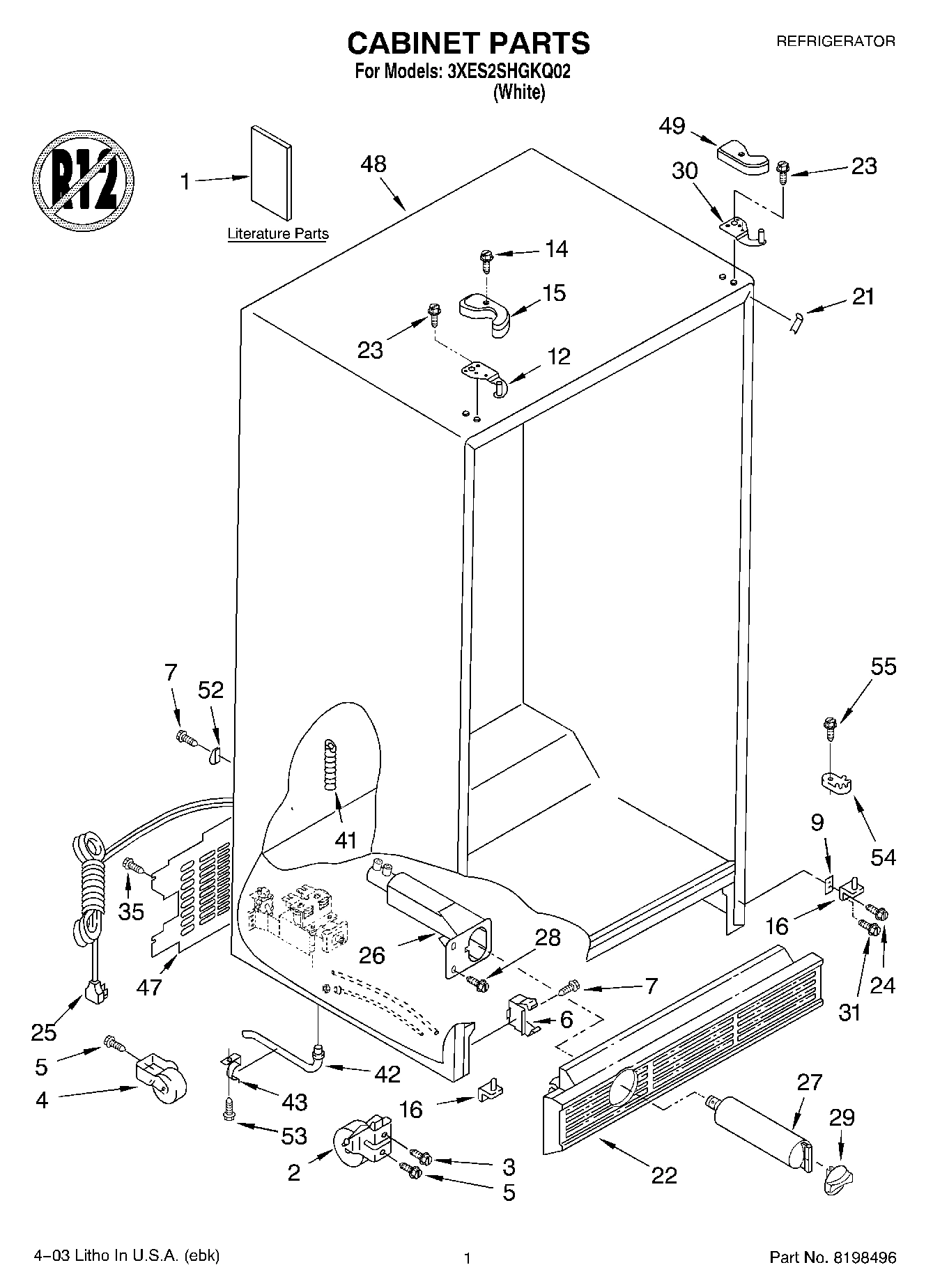 01 - CABINET PARTS