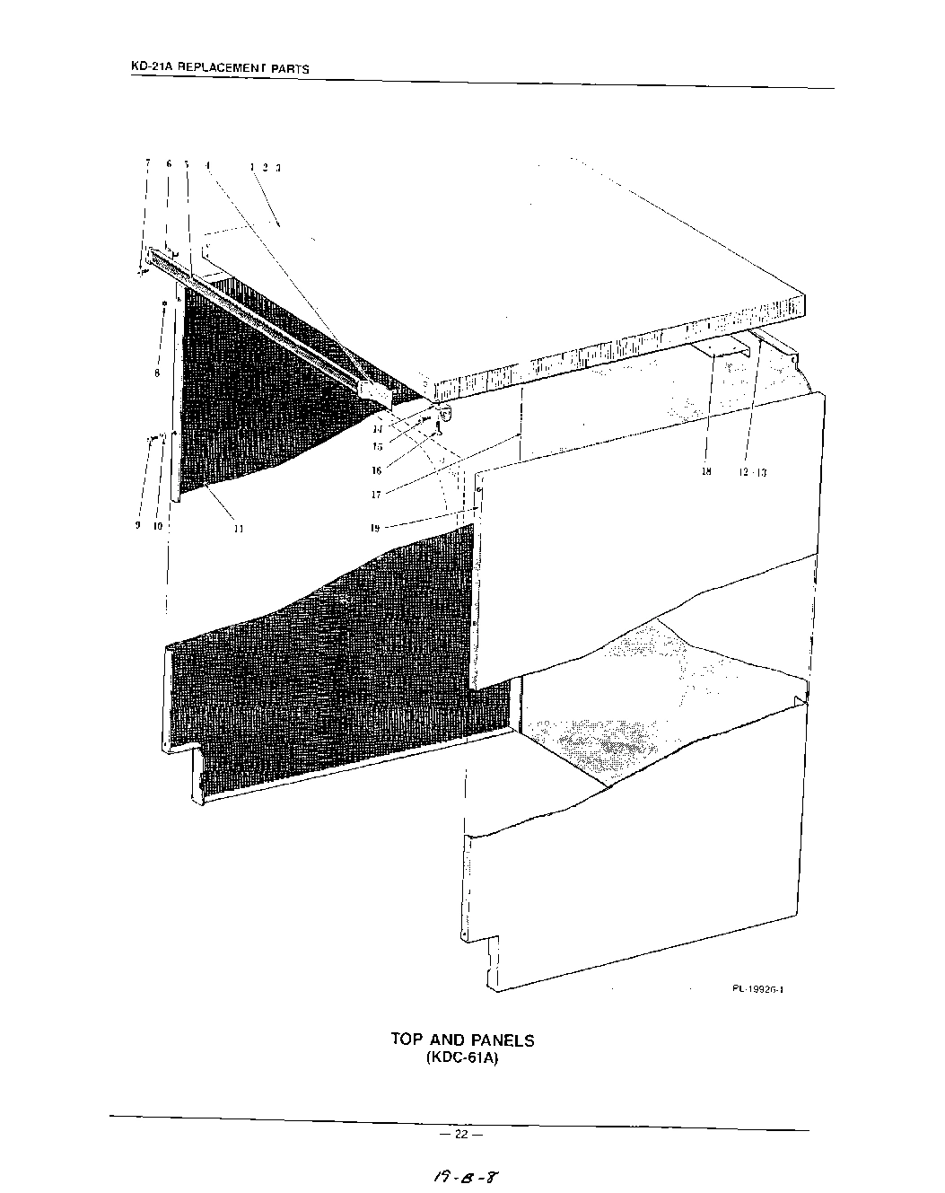 13 - TOP AND PANELS