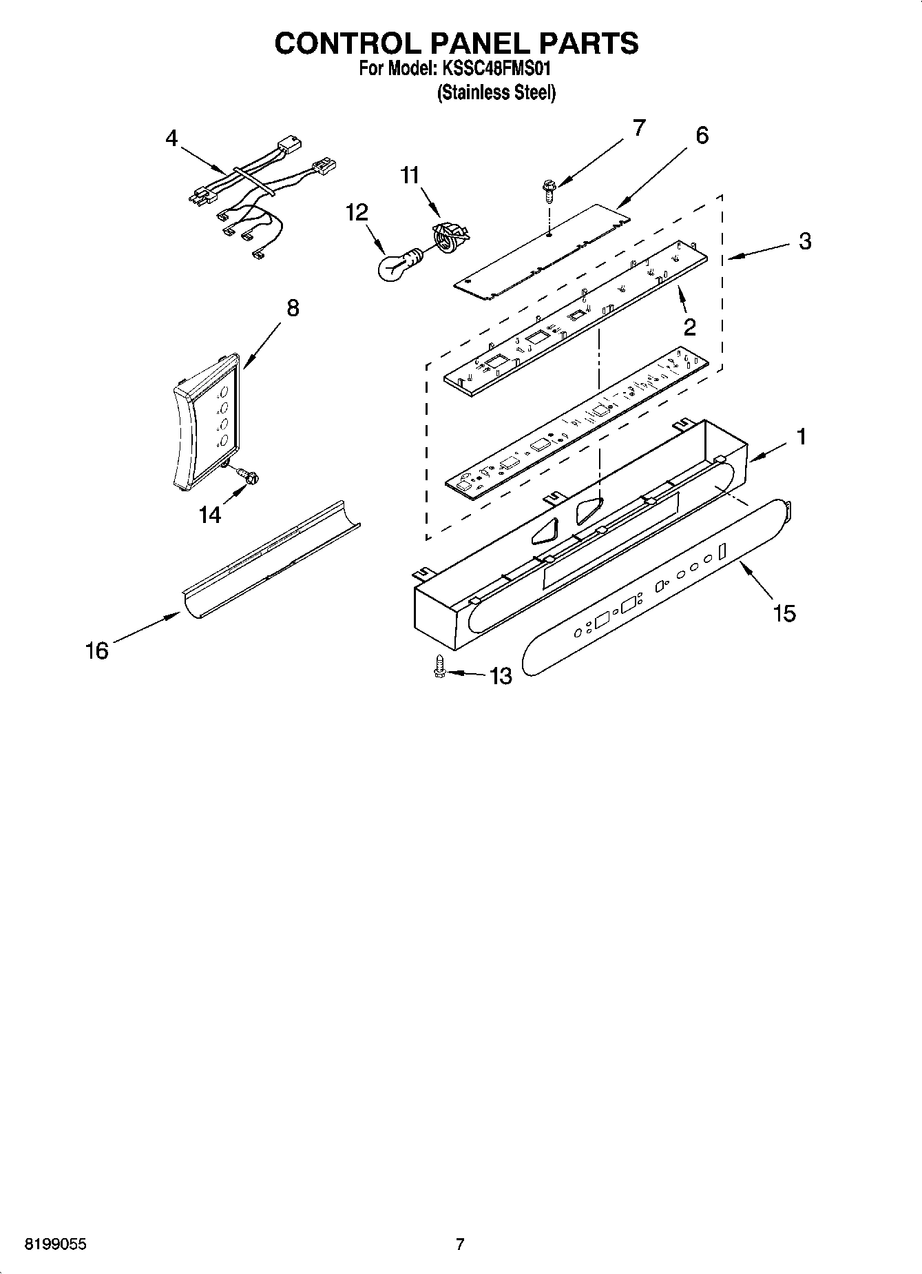 05 - CONTROL PANEL PARTS