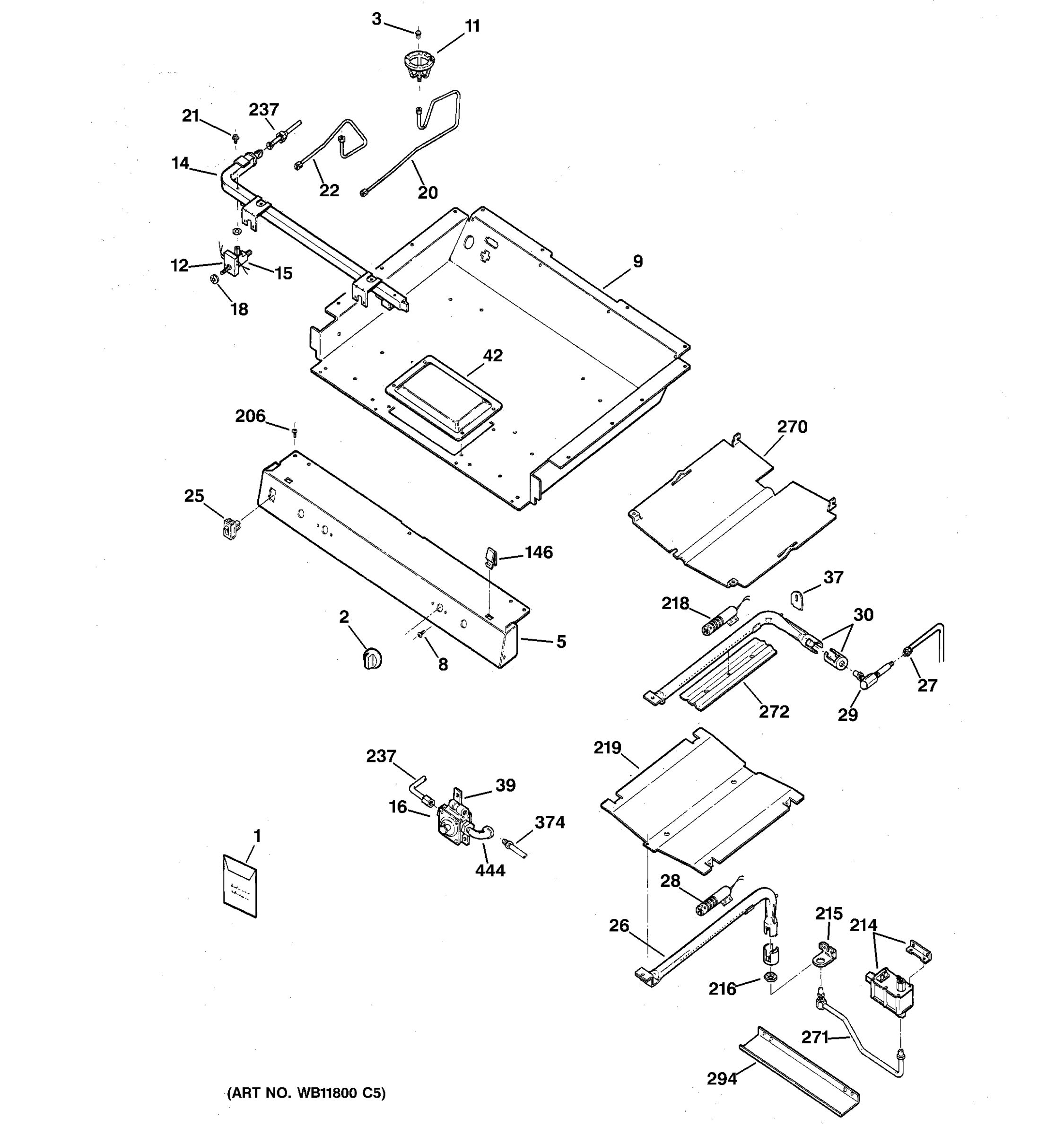 GAS & BURNER PARTS