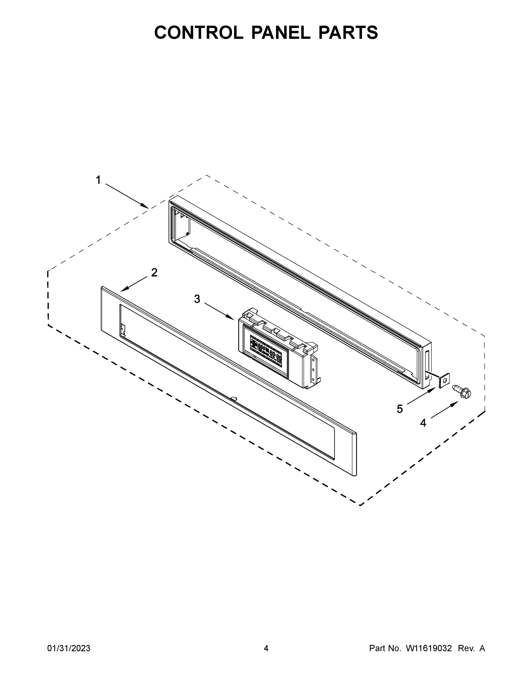 03 - CONTROL PANEL PARTS