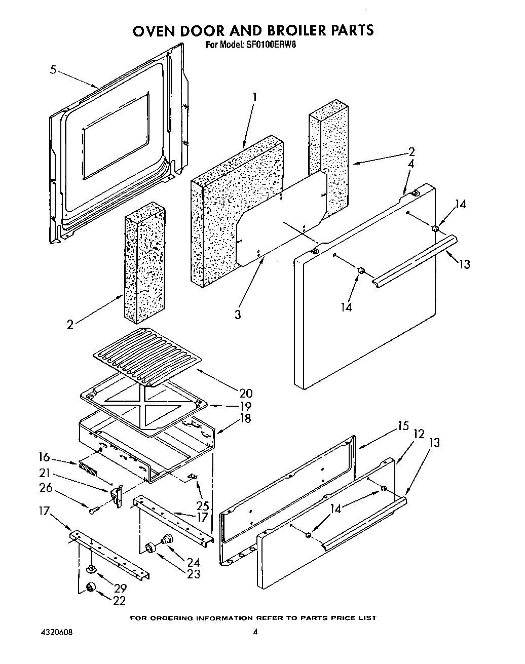 03 - OVEN DOOR AND BROILER