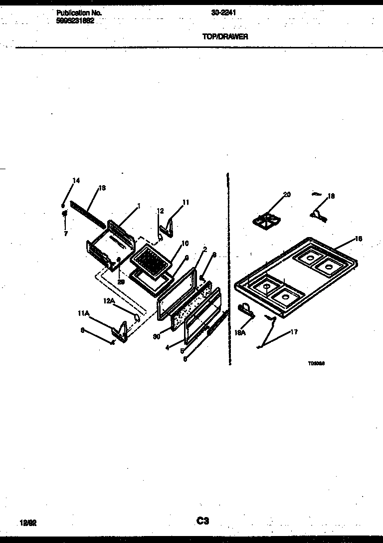 05 - COOKTOP AND BROILER DRAWER PARTS