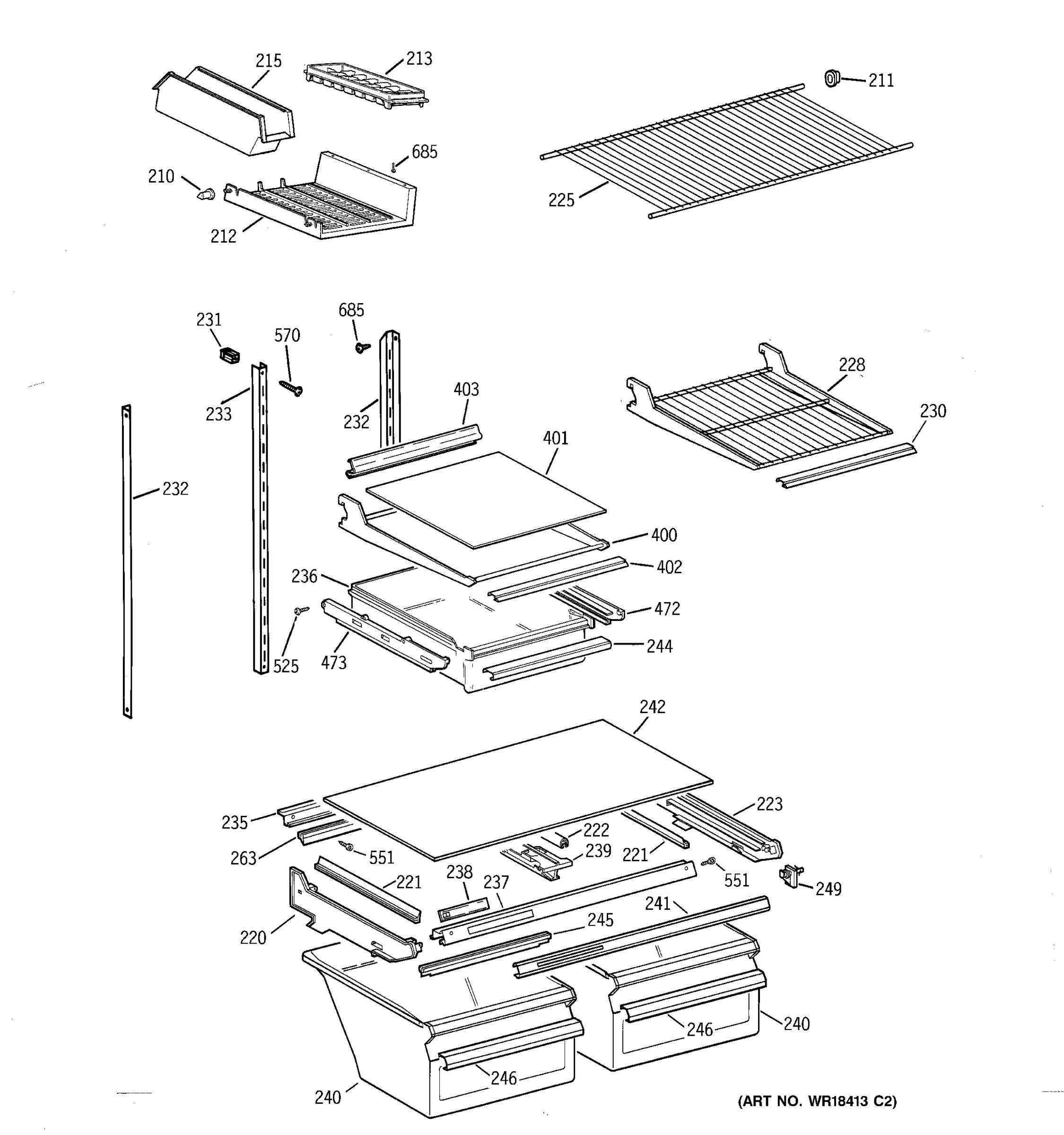 SHELF PARTS