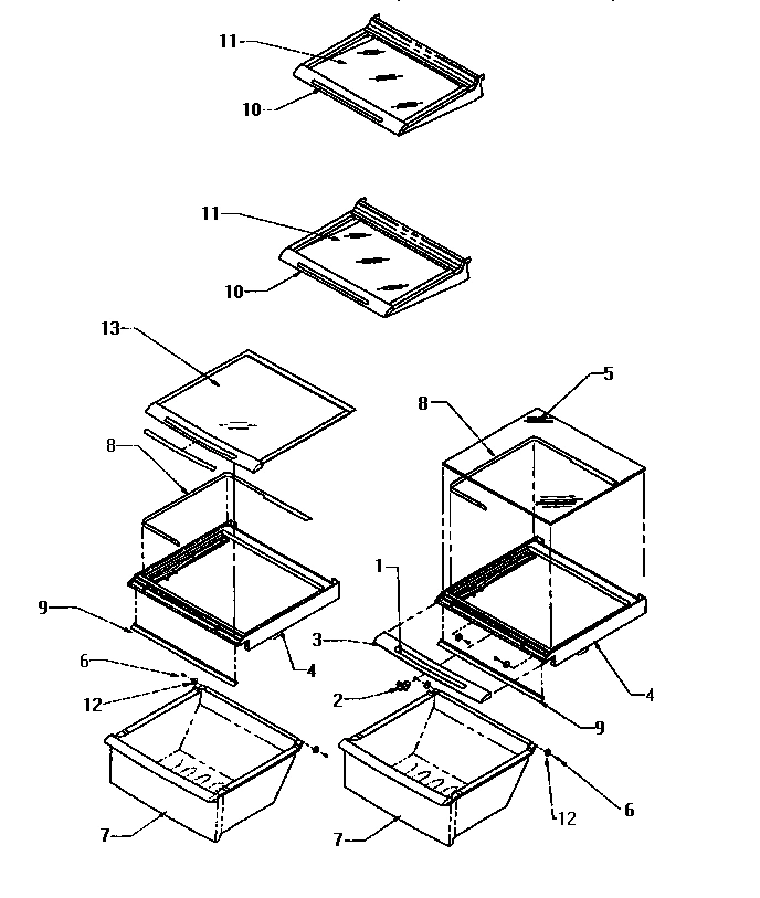 12 - SHELVING & DRAWERS (REF)