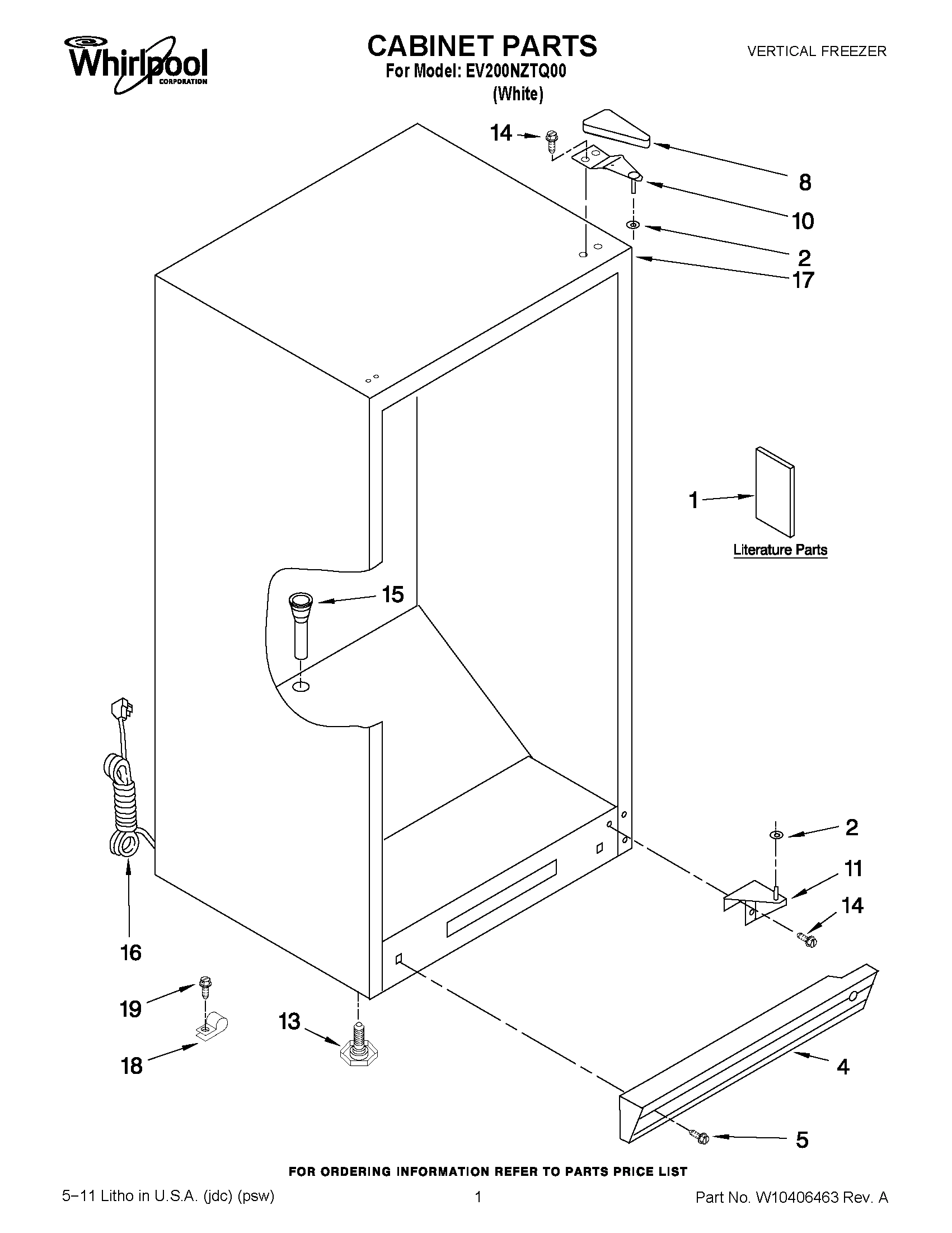01 - CABINET PARTS