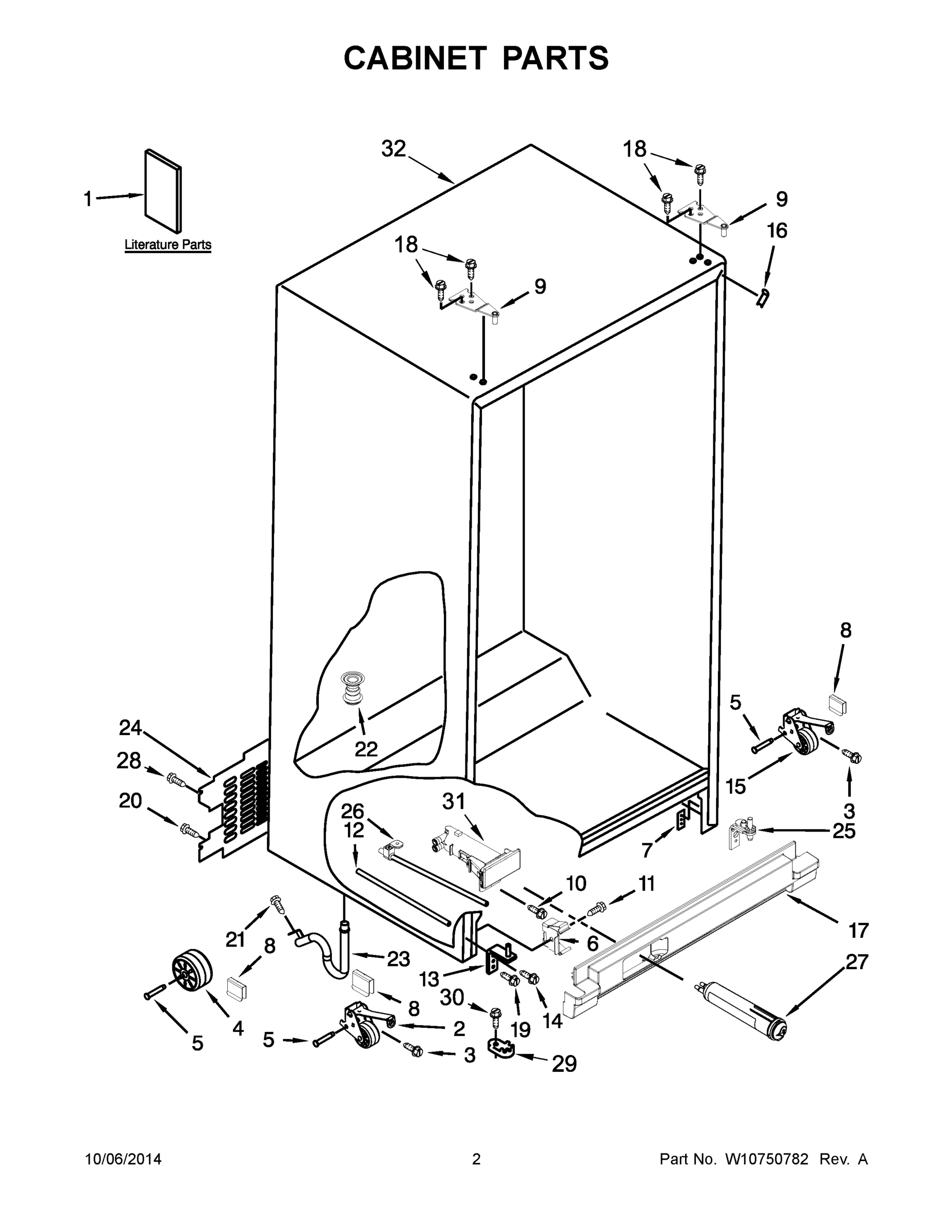 02 - CABINET PARTS