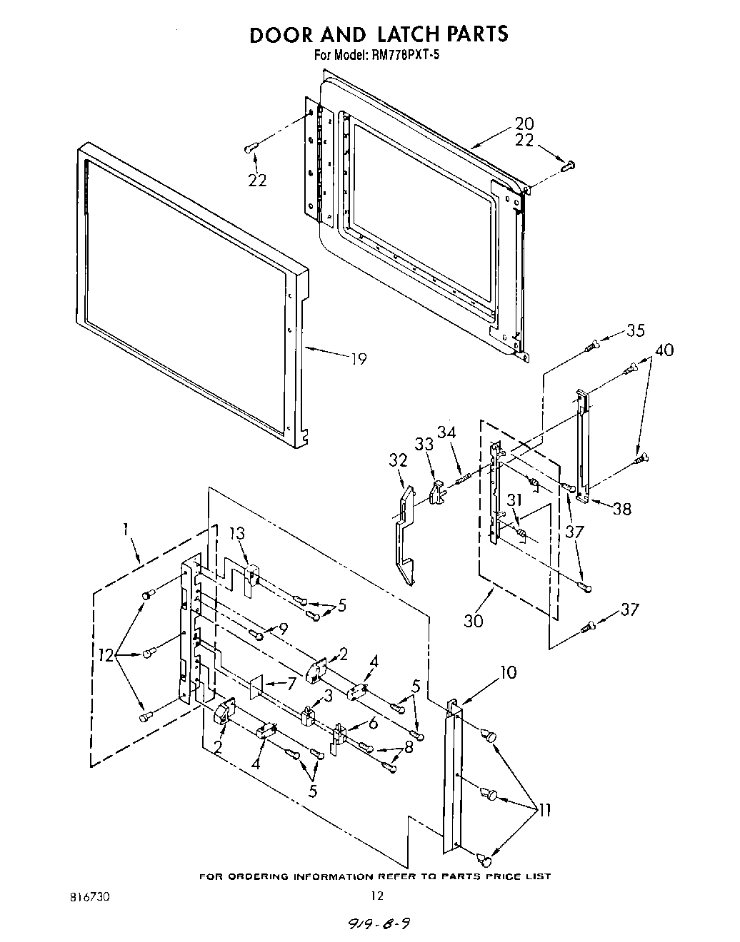 09 - DOOR AND LATCH