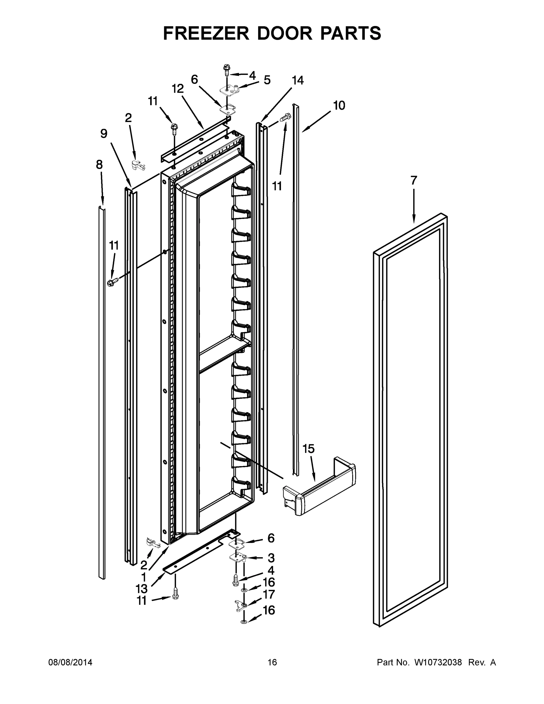 09 - FREEZER DOOR PARTS