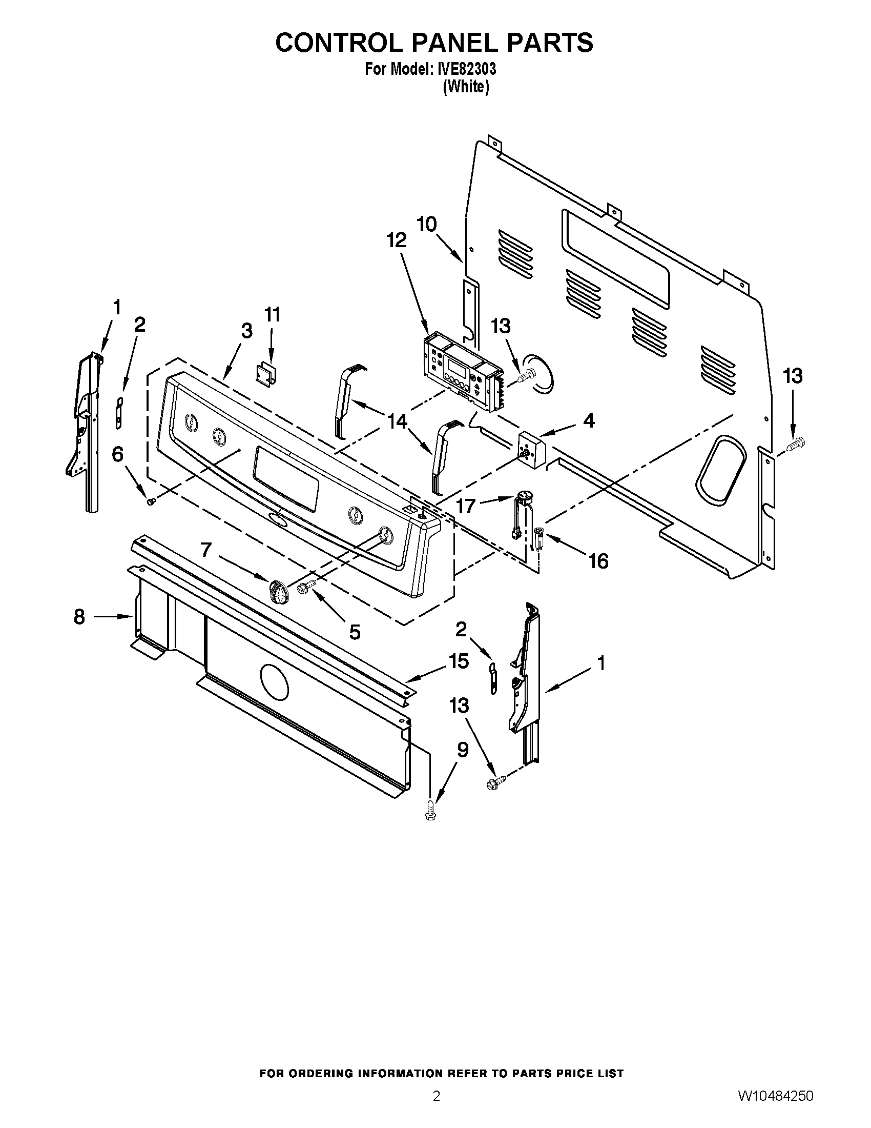 02 - CONTROL PANEL PARTS