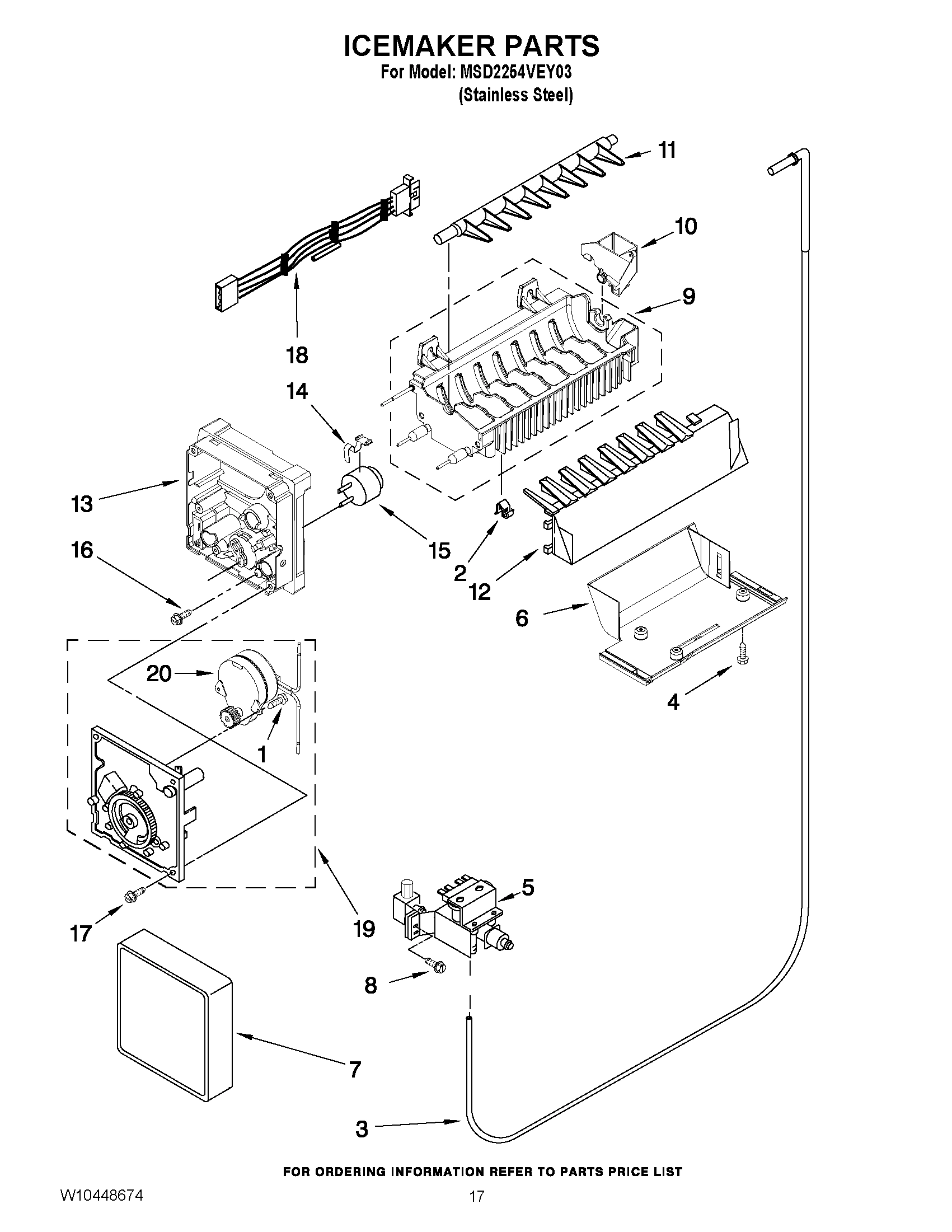 11 - ICEMAKER PARTS