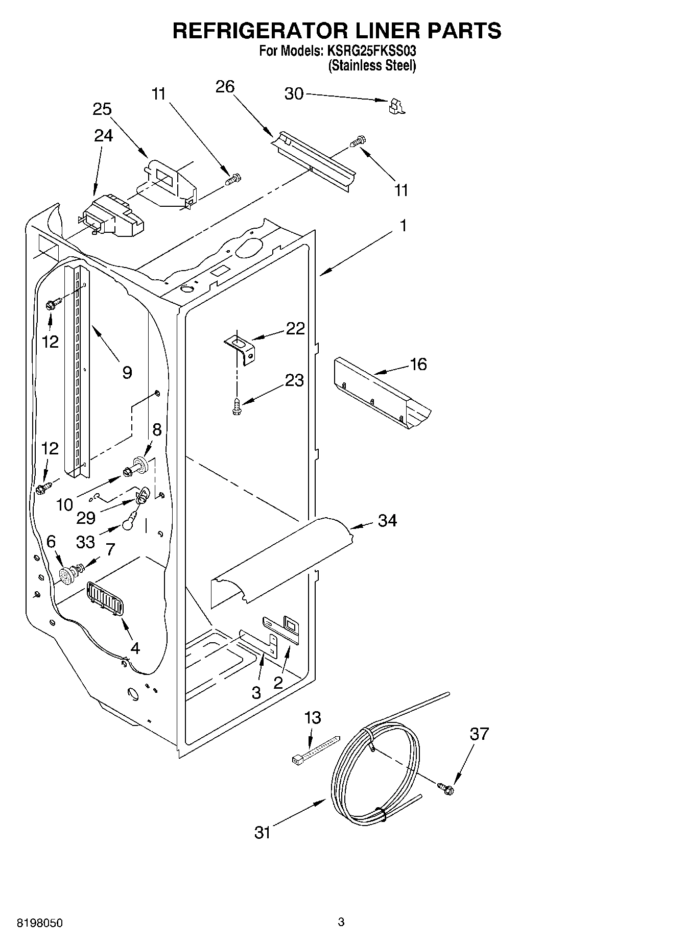 02 - REFRIGERATOR LINER