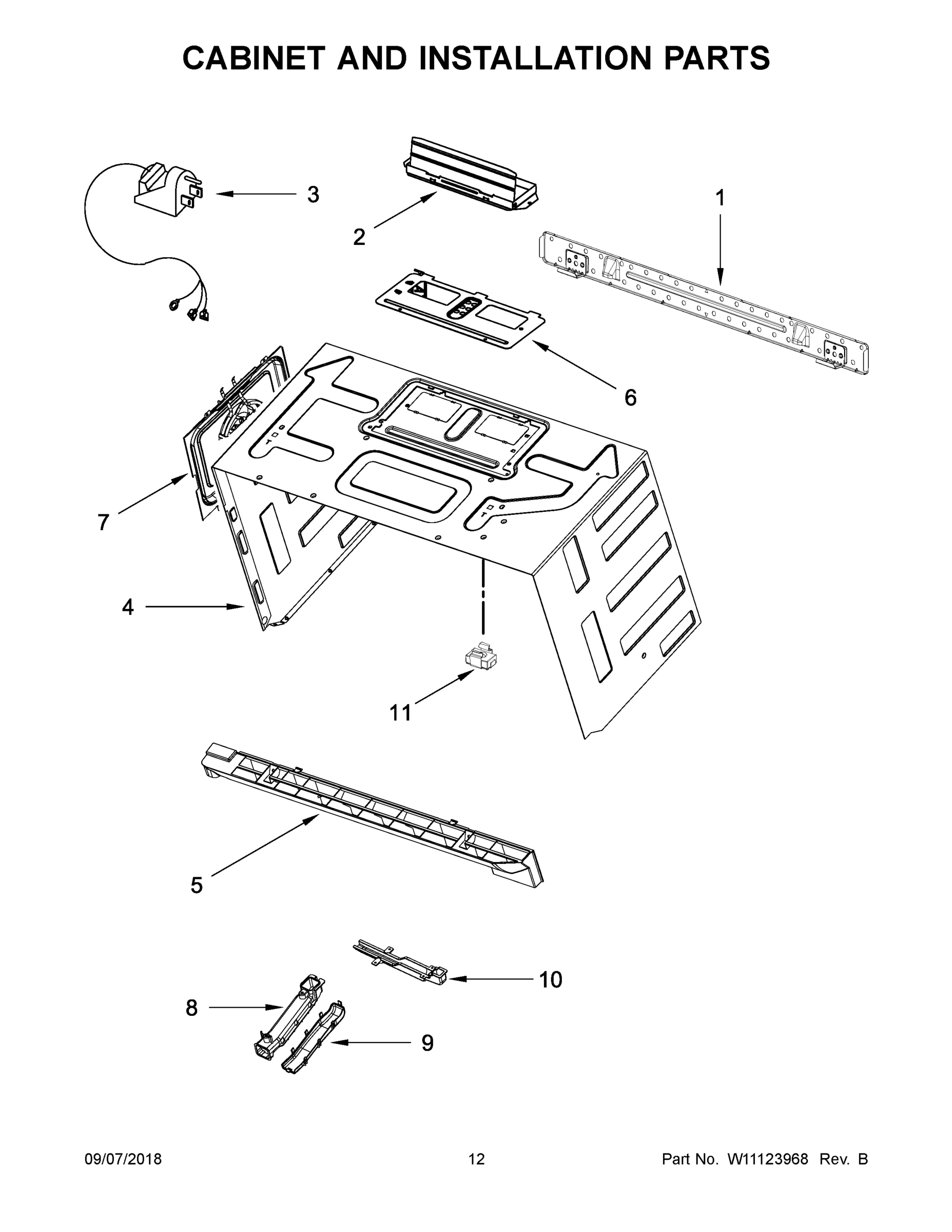 07 - CABINET AND INSTALLATION PARTS