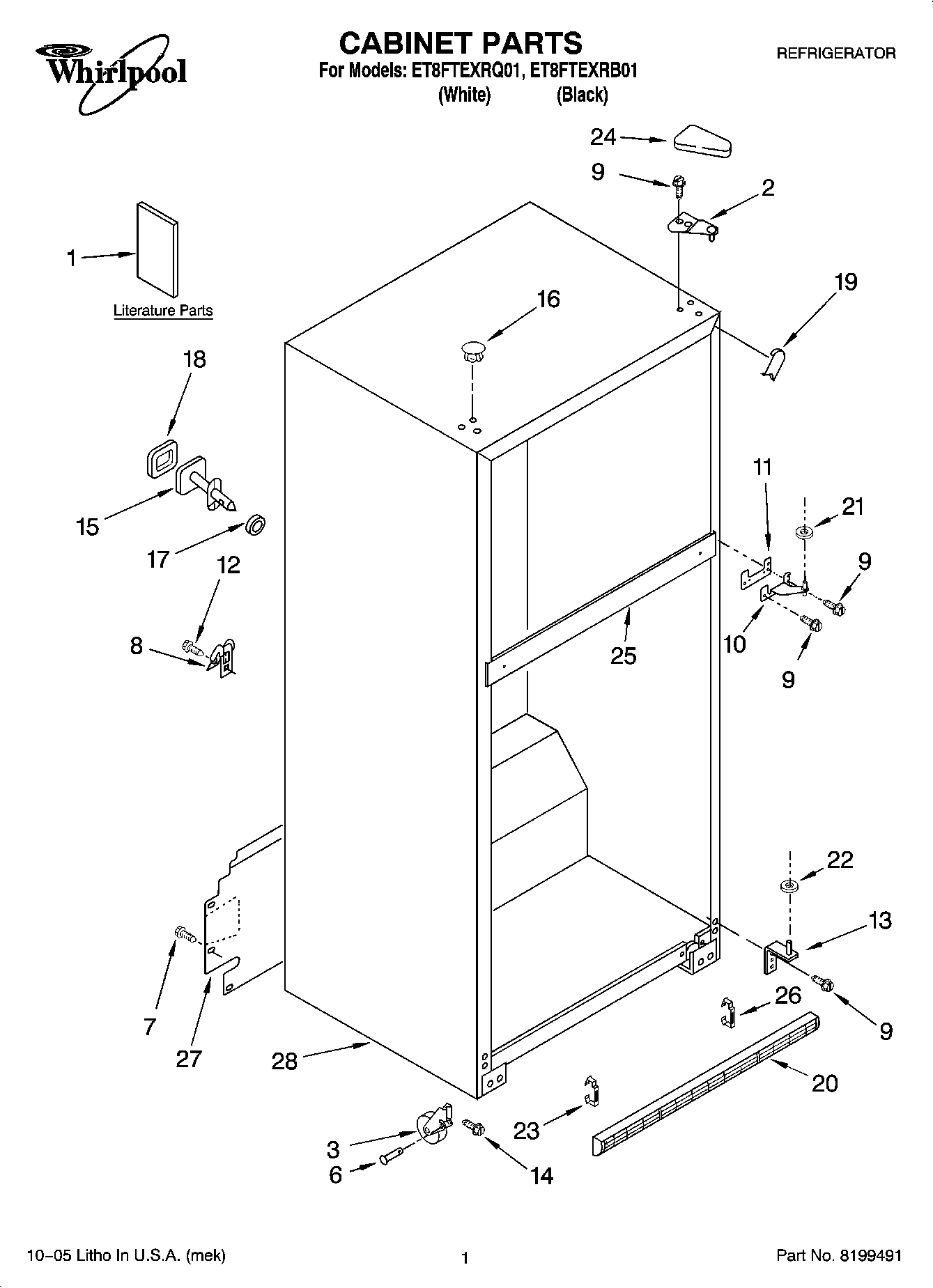 01 - CABINET PARTS