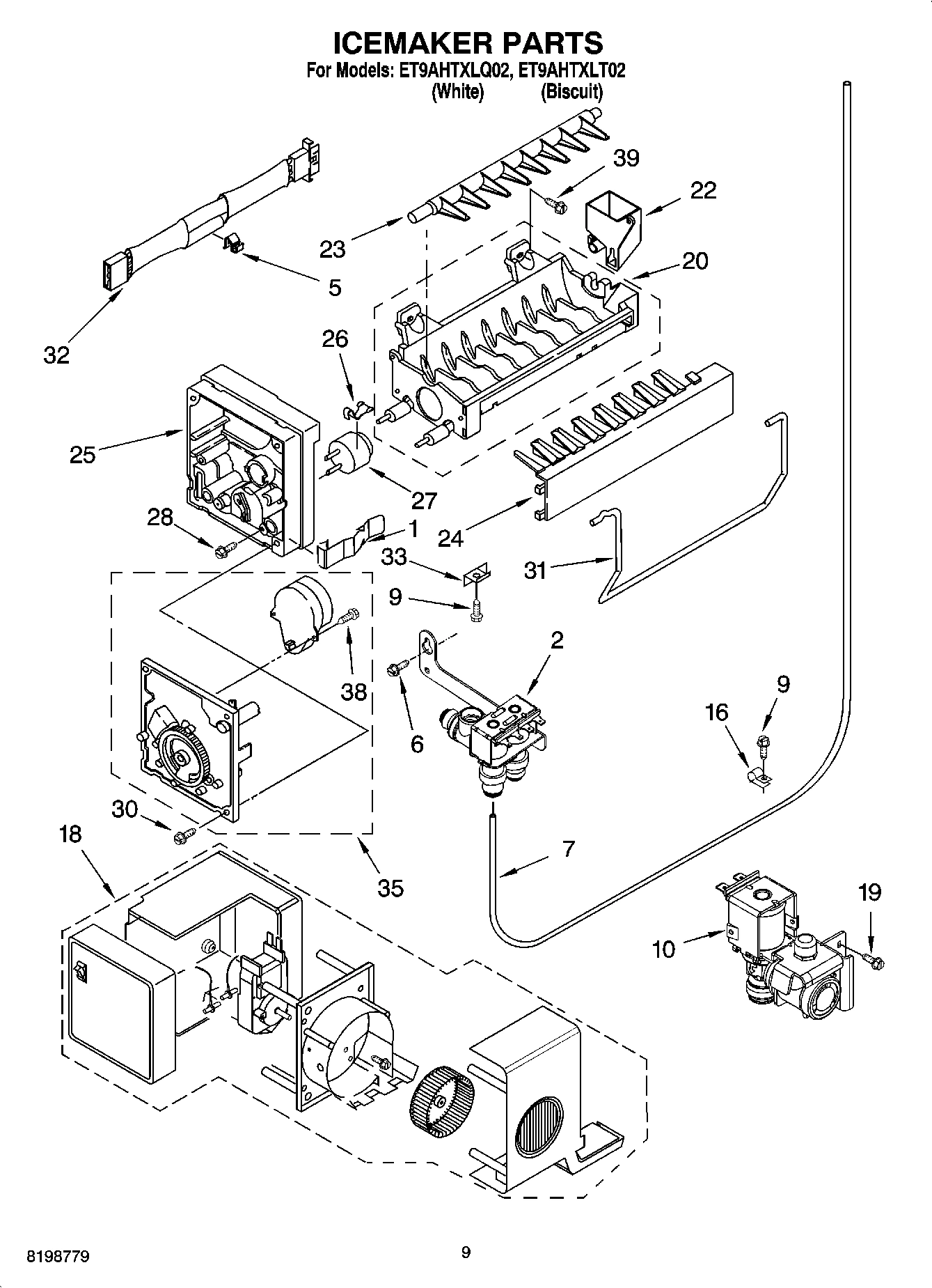 05 - ICEMAKER PARTS