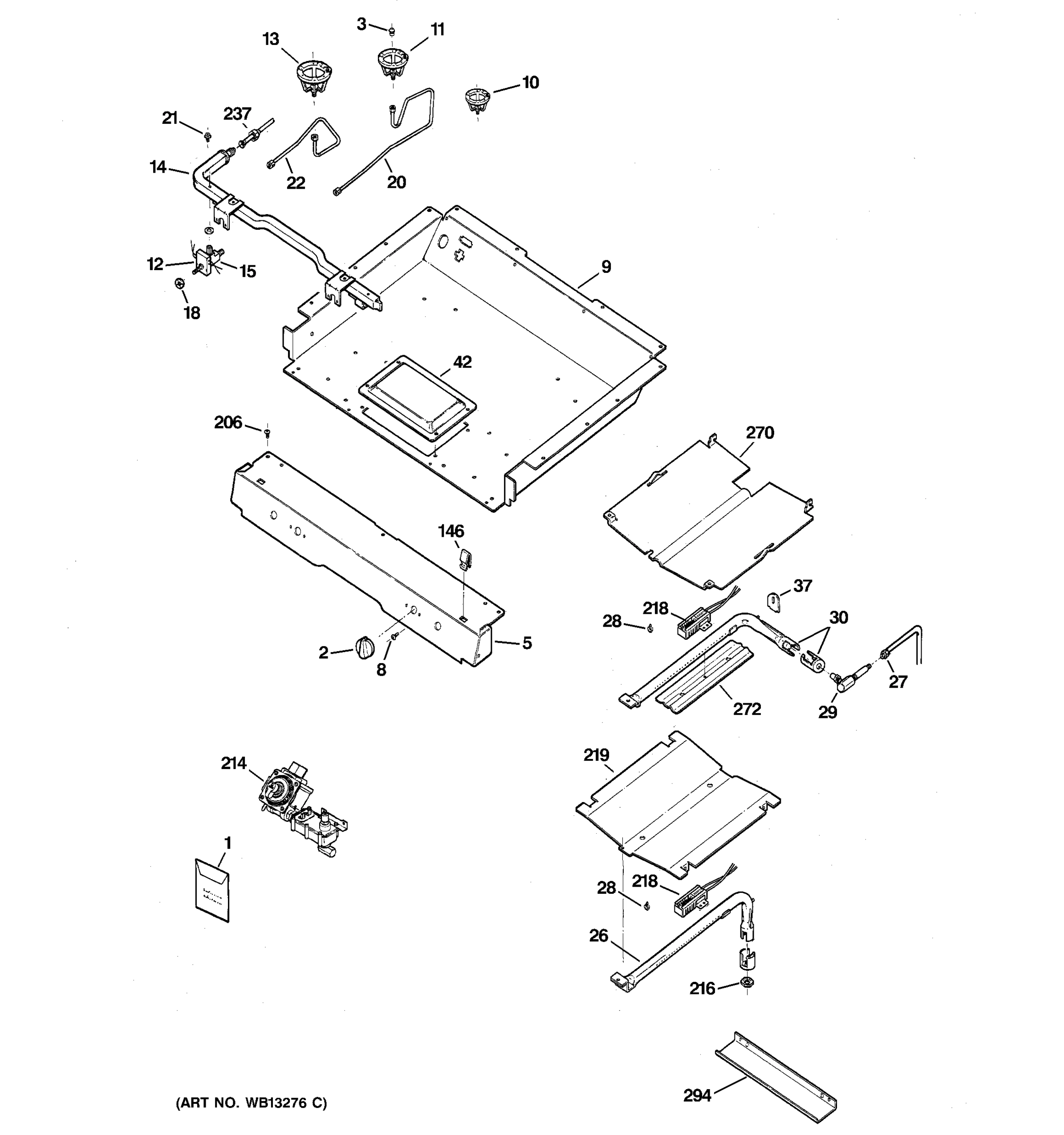 GAS & BURNER PARTS