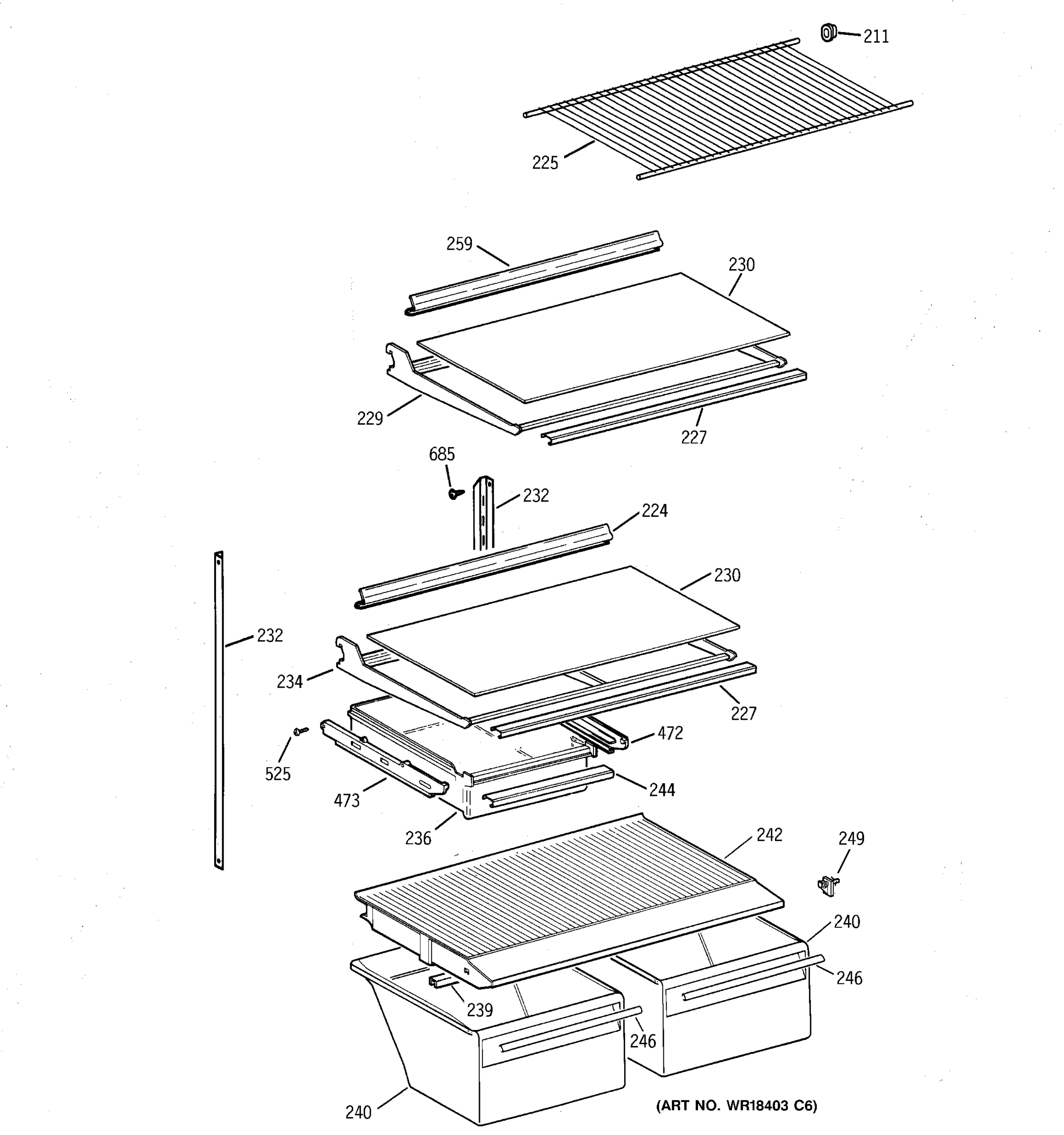 SHELVES