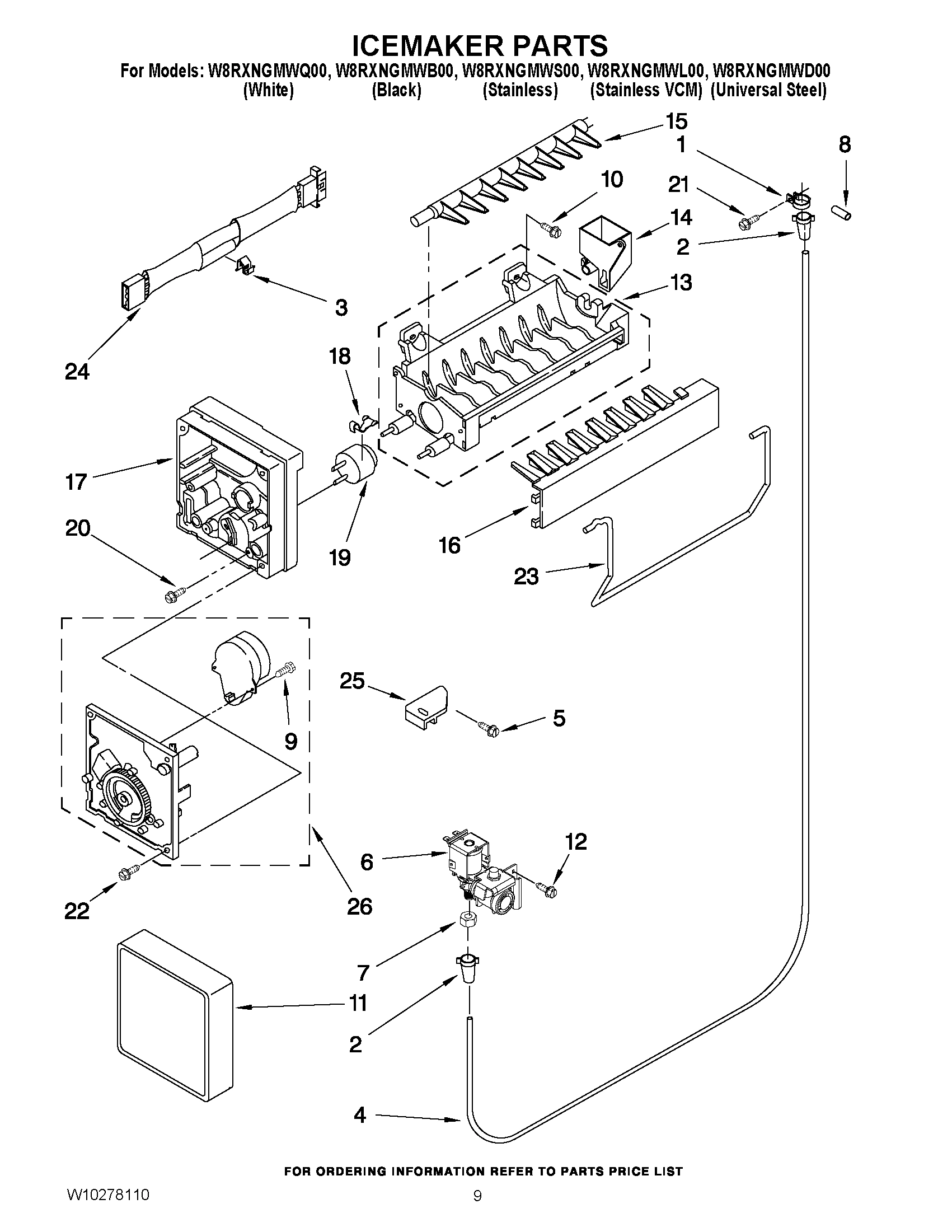 05 - ICEMAKER PARTS