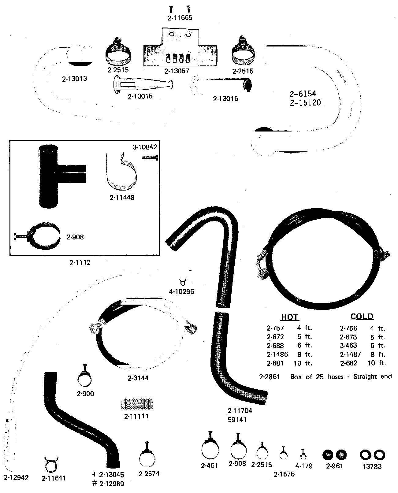 12 - WATER INJECTION SYSTEM, HOSES & CLAMPS