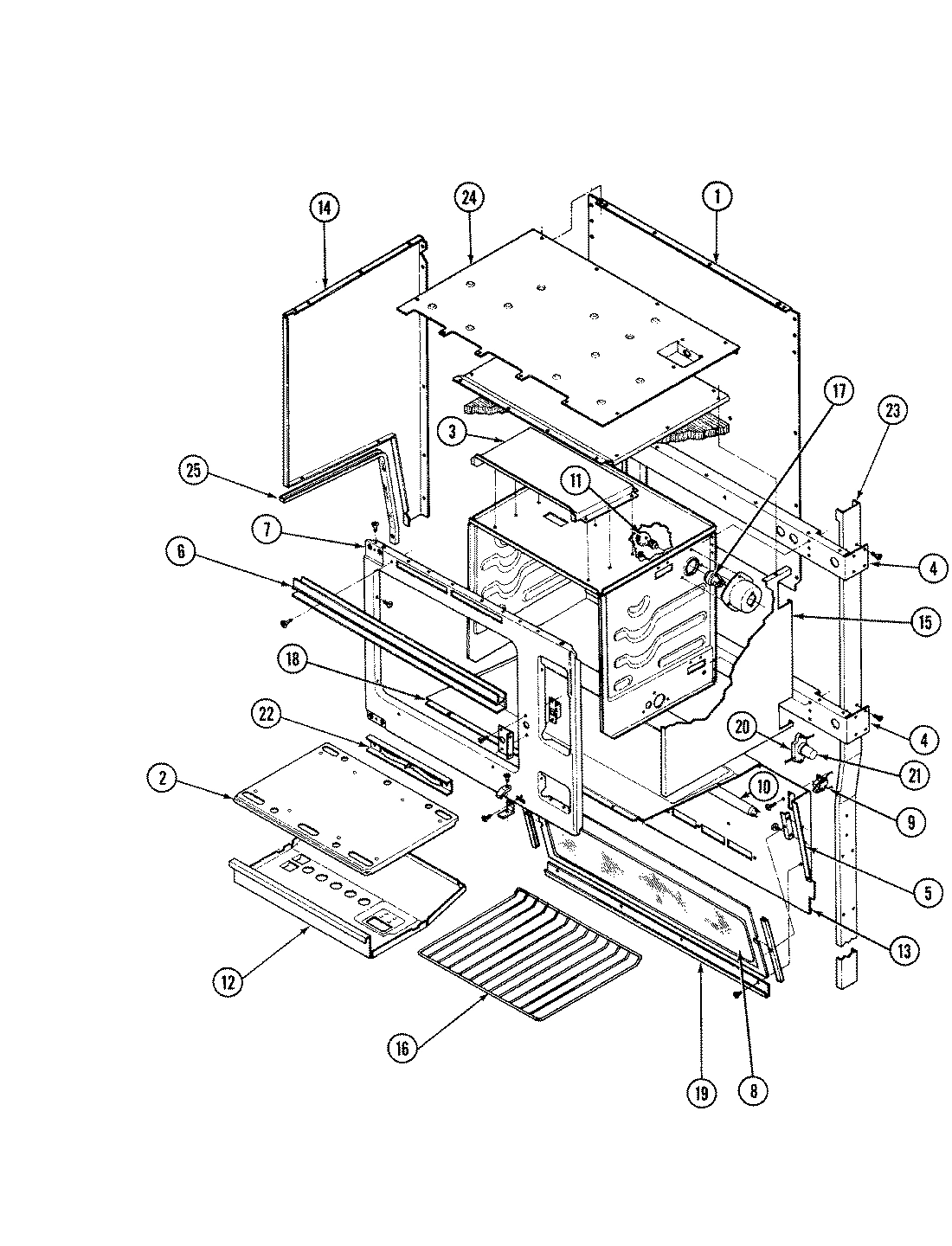 08 - UPPER OVEN BODY
