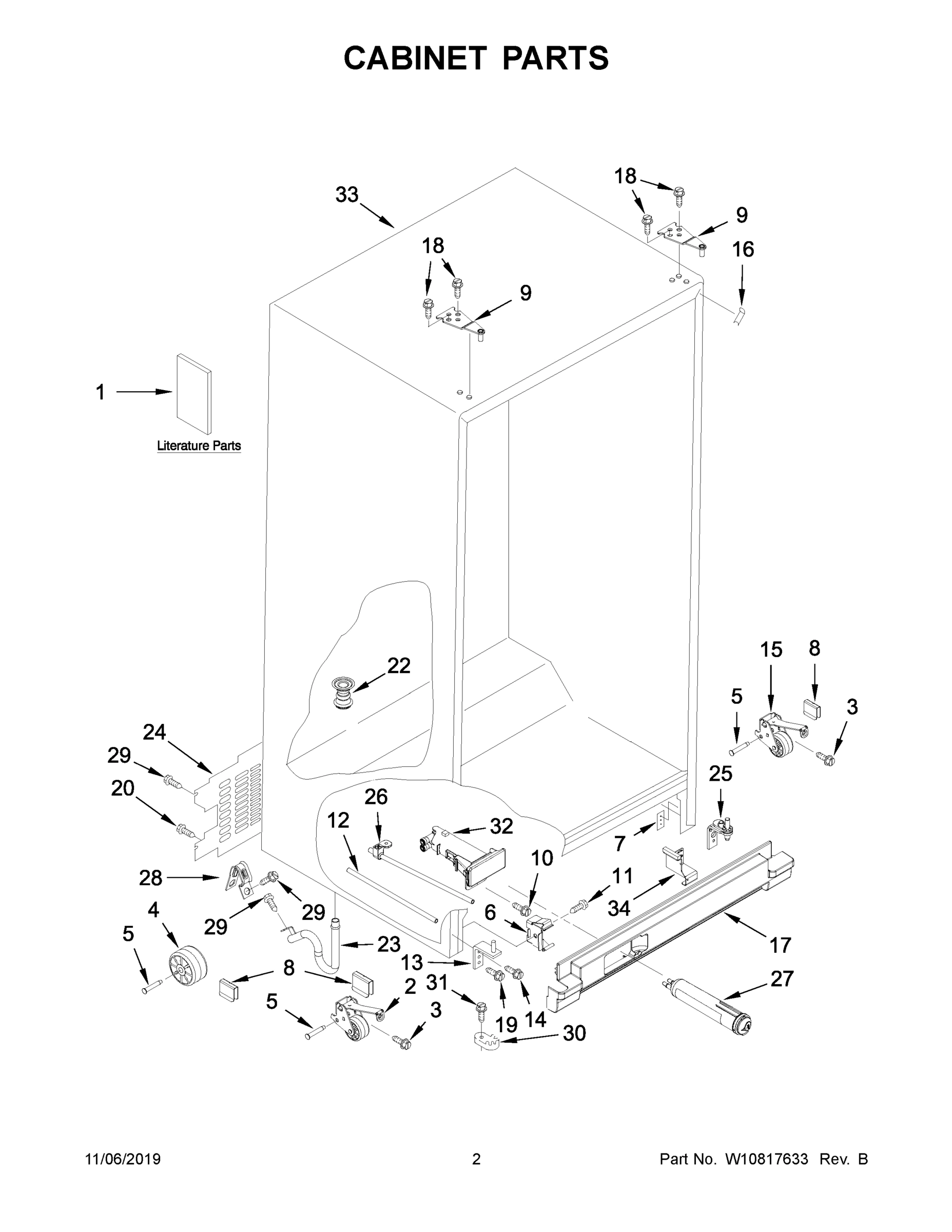 02 - CABINET PARTS