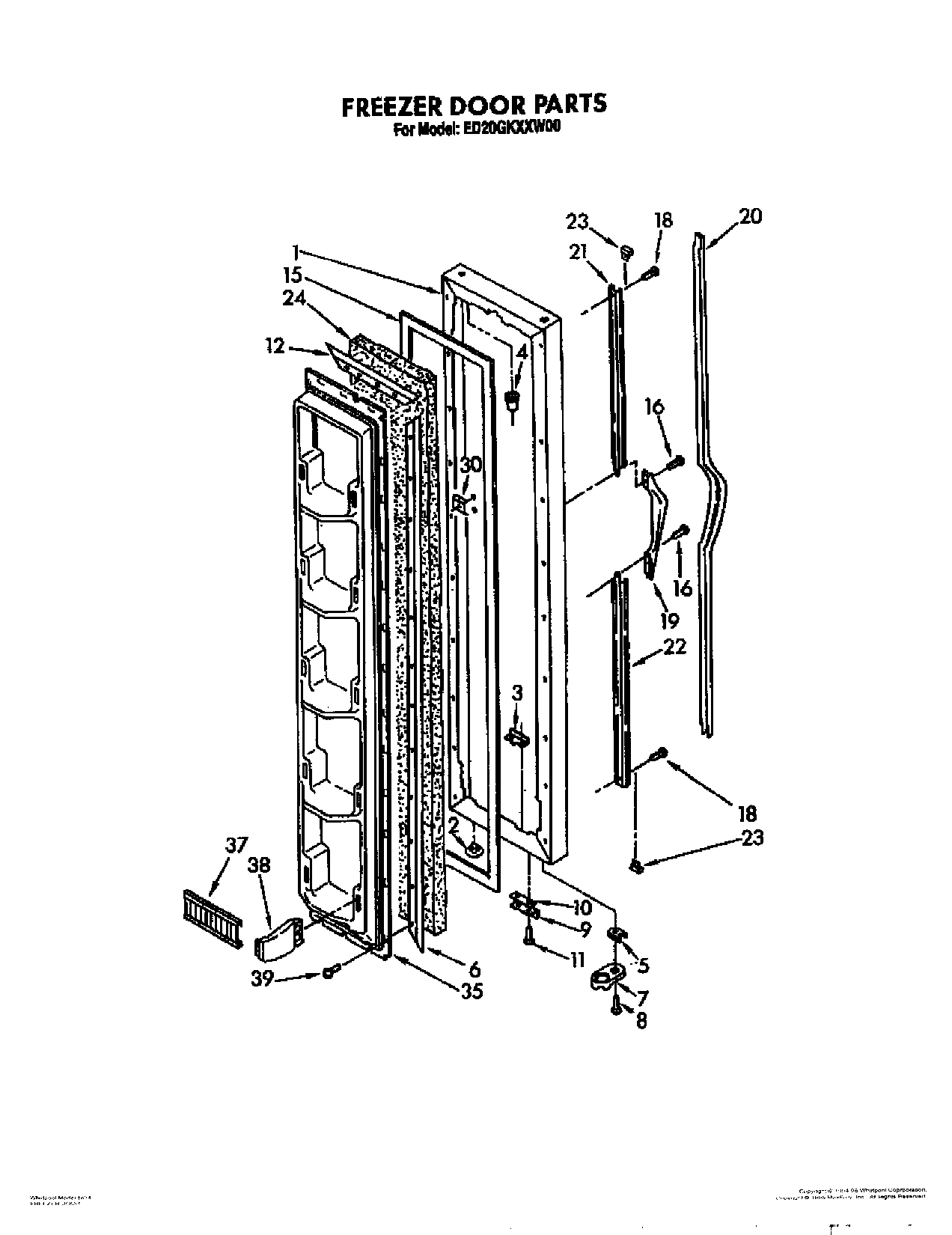 06 - FREEZER DOOR