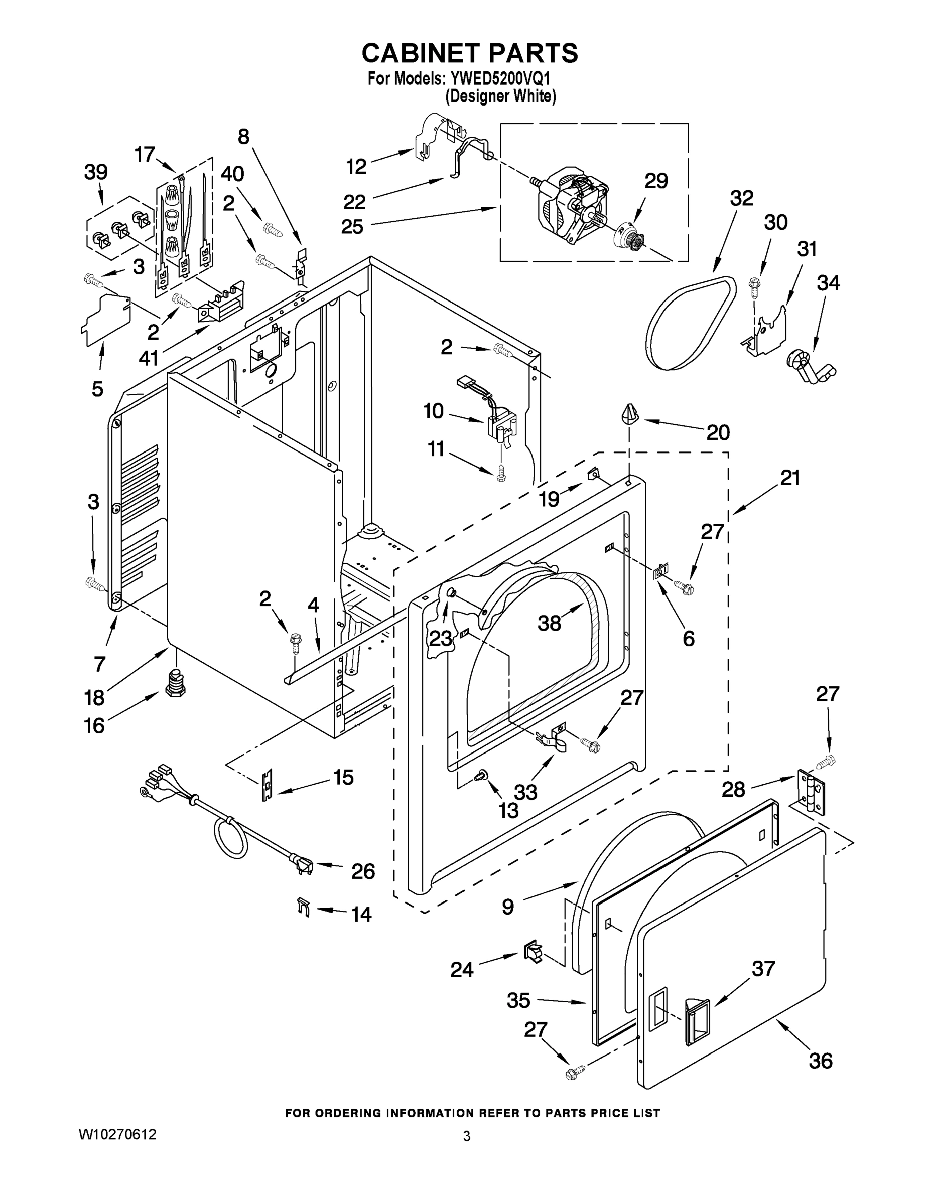 02 - CABINET PARTS