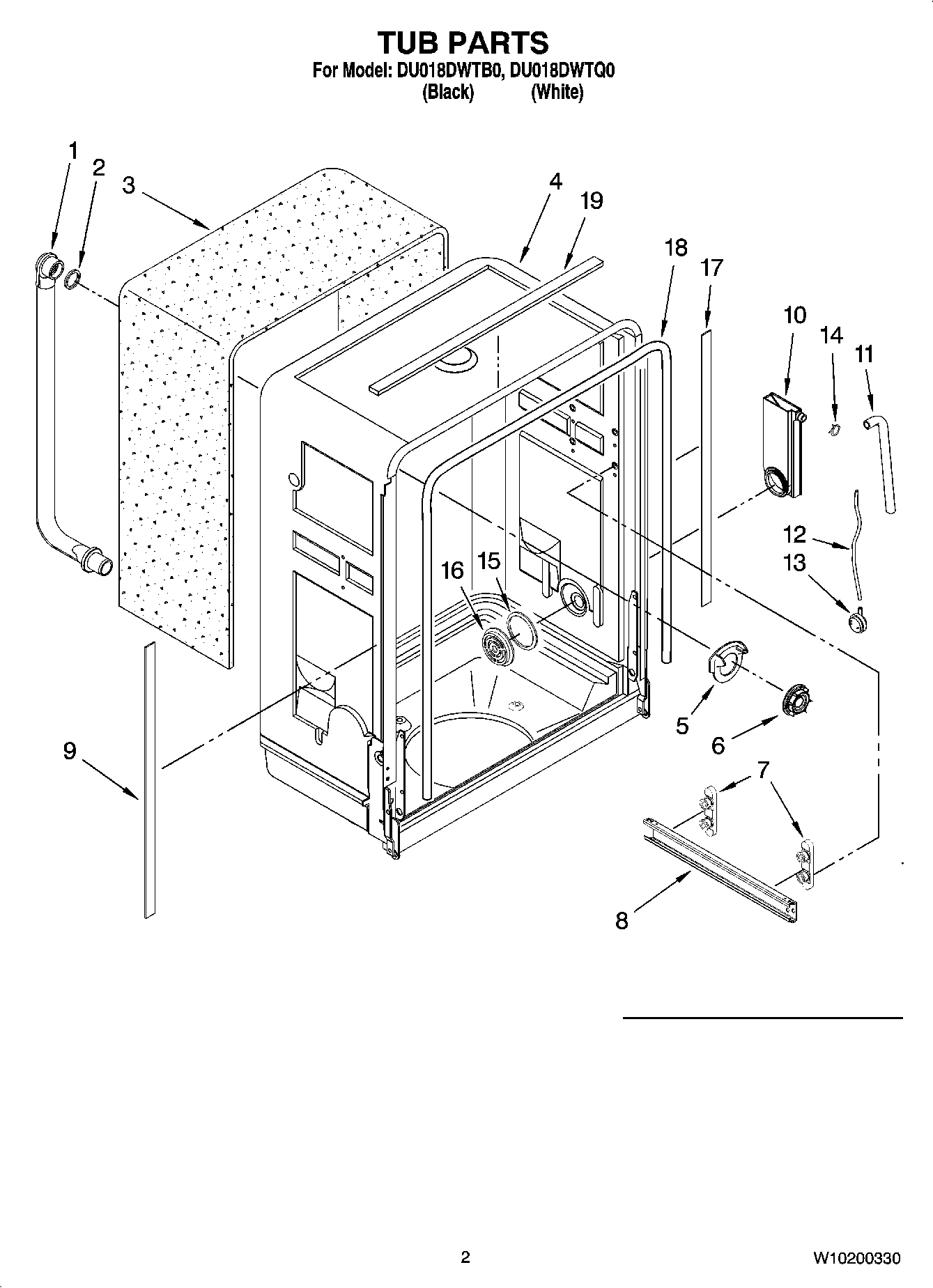 02 - TUB PARTS