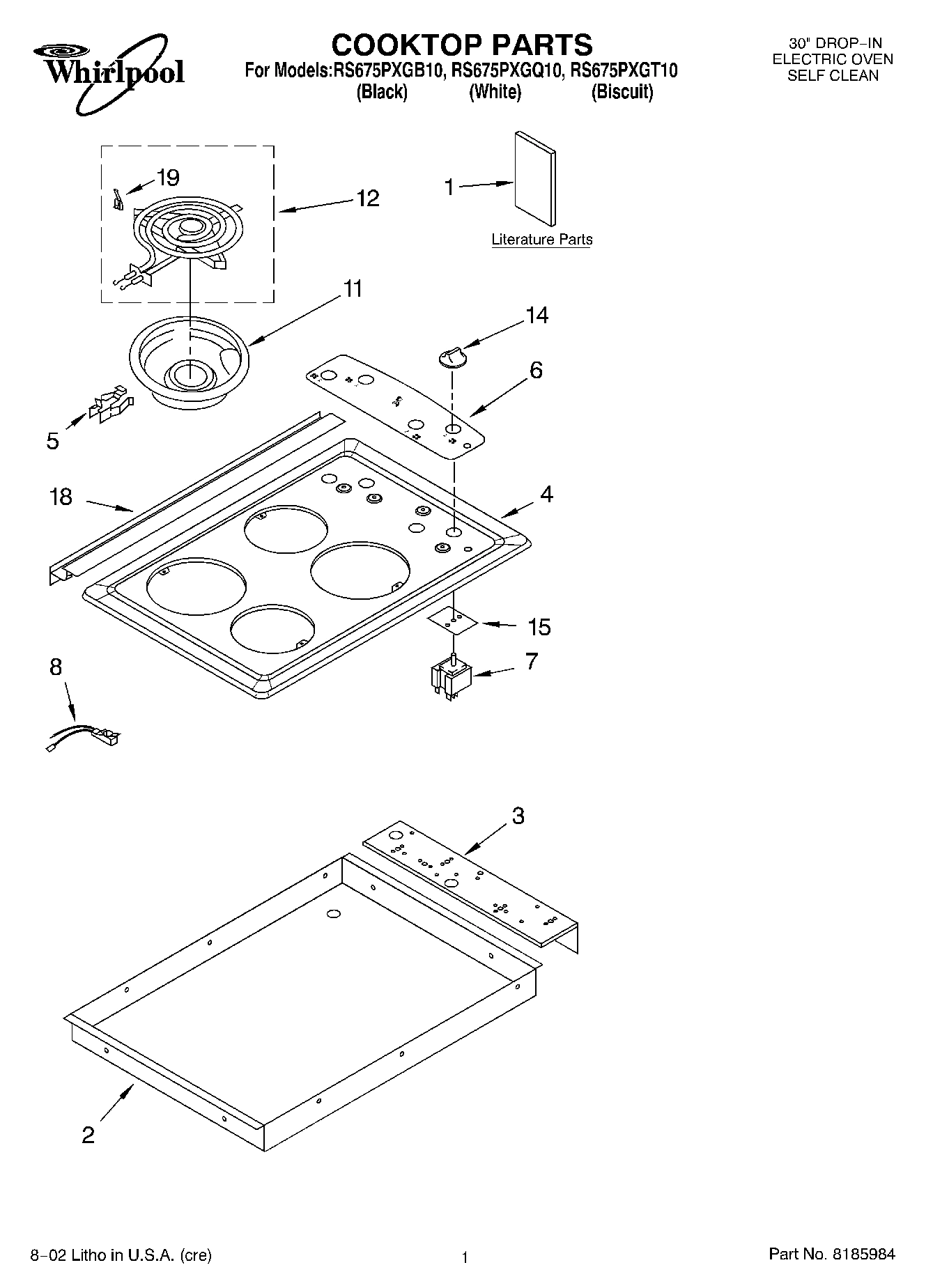 01 - COOKTOP, LITERATURE