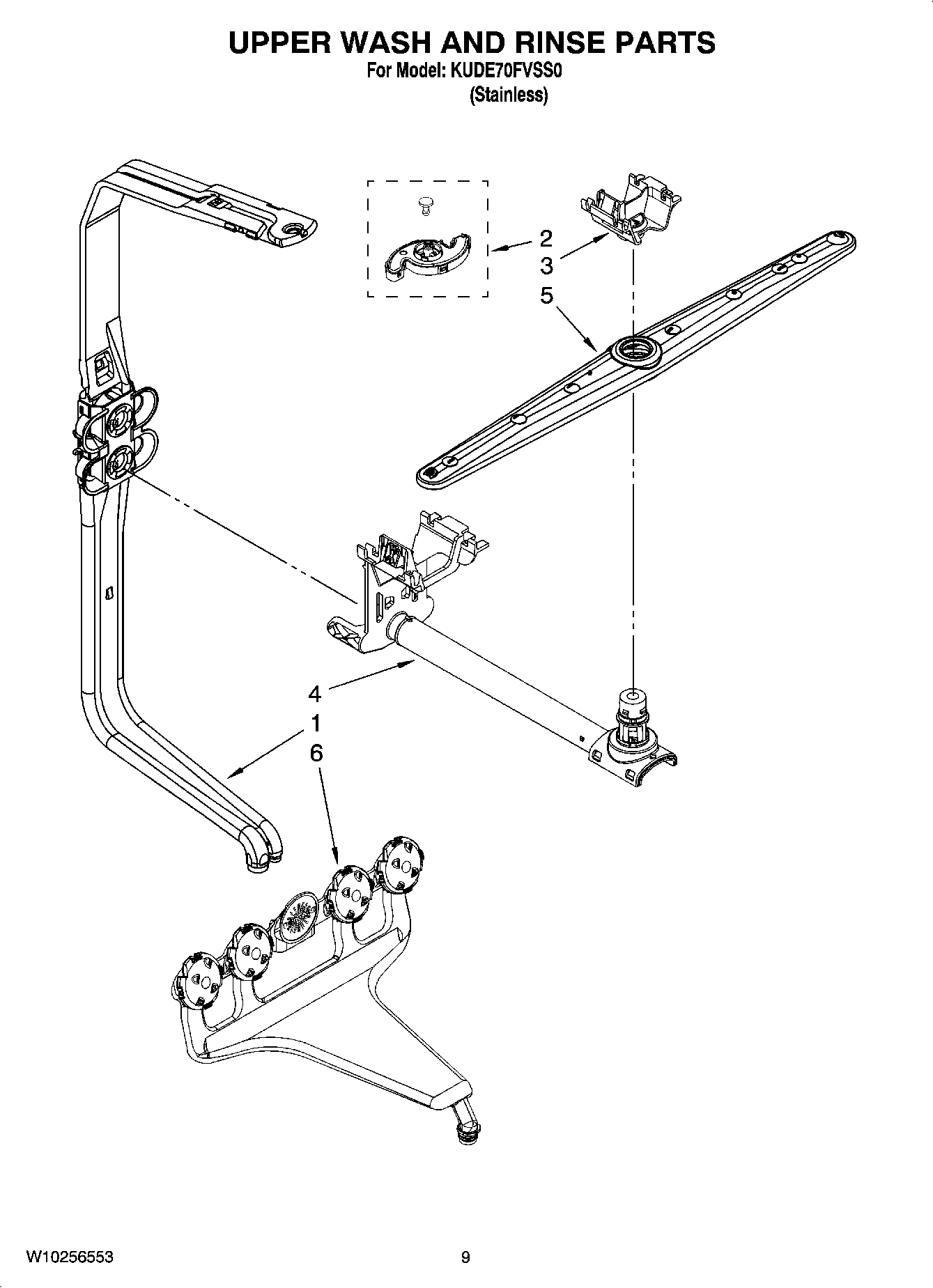 07 - UPPER WASH AND RINSE PARTS