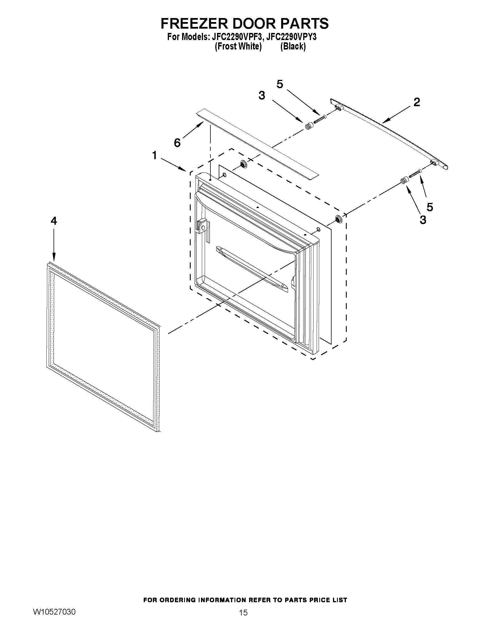 08 - FREEZER DOOR PARTS