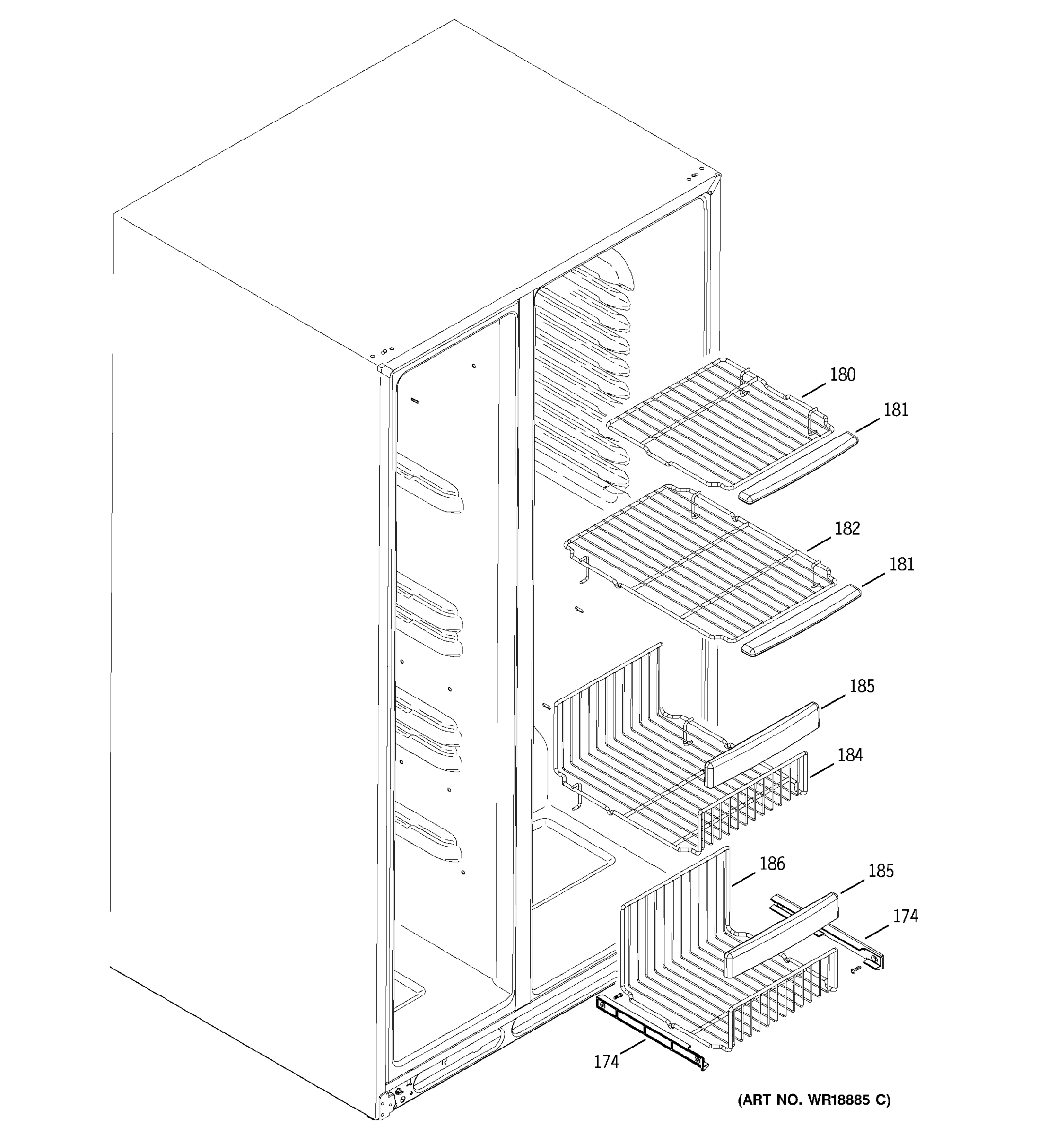 FREEZER SHELVES