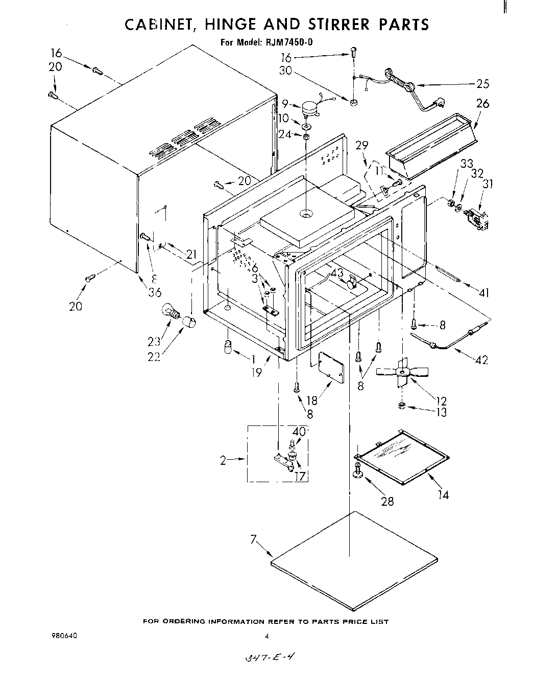 03 - CABINET, HINGE AND STIRRER, LITERATURE