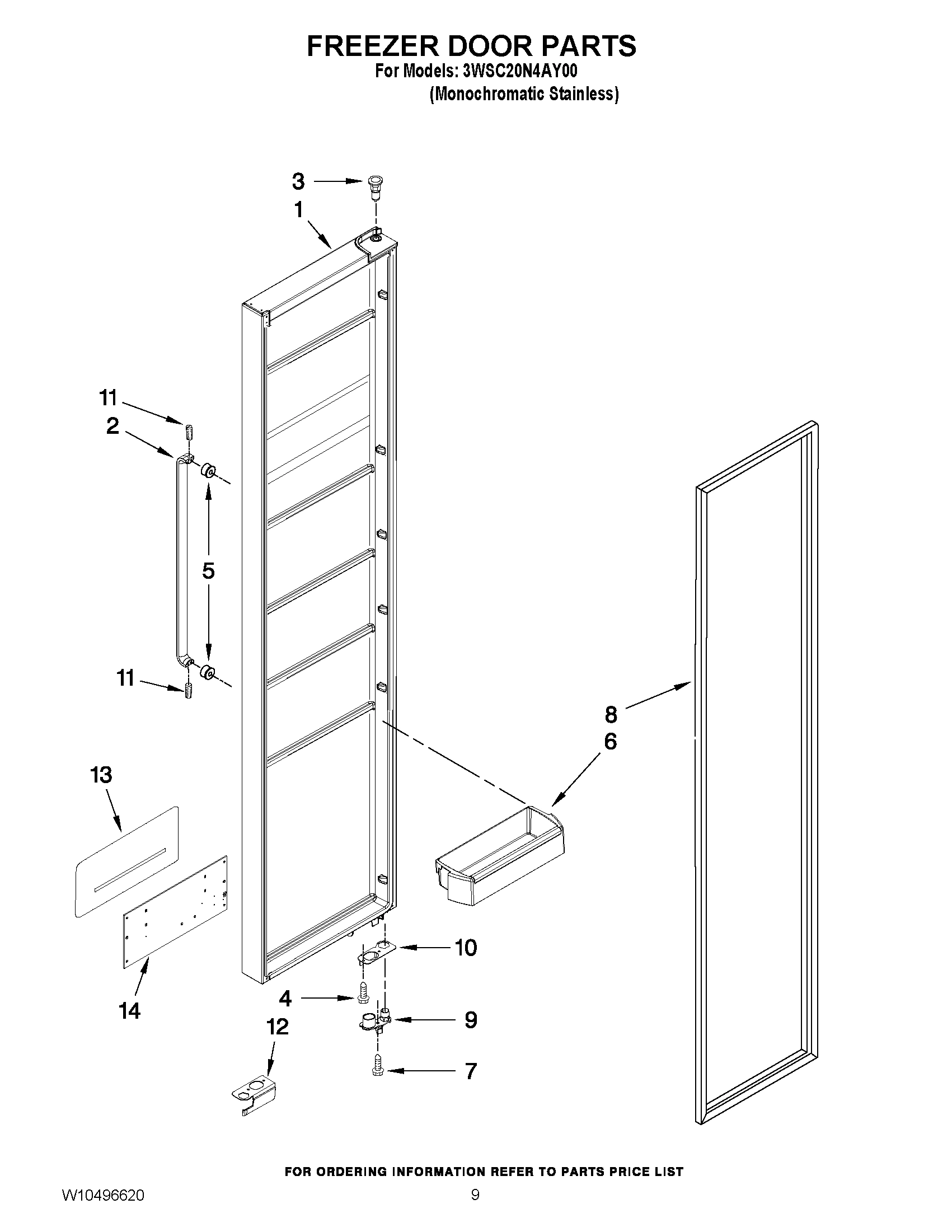 06 - FREEZER DOOR PARTS