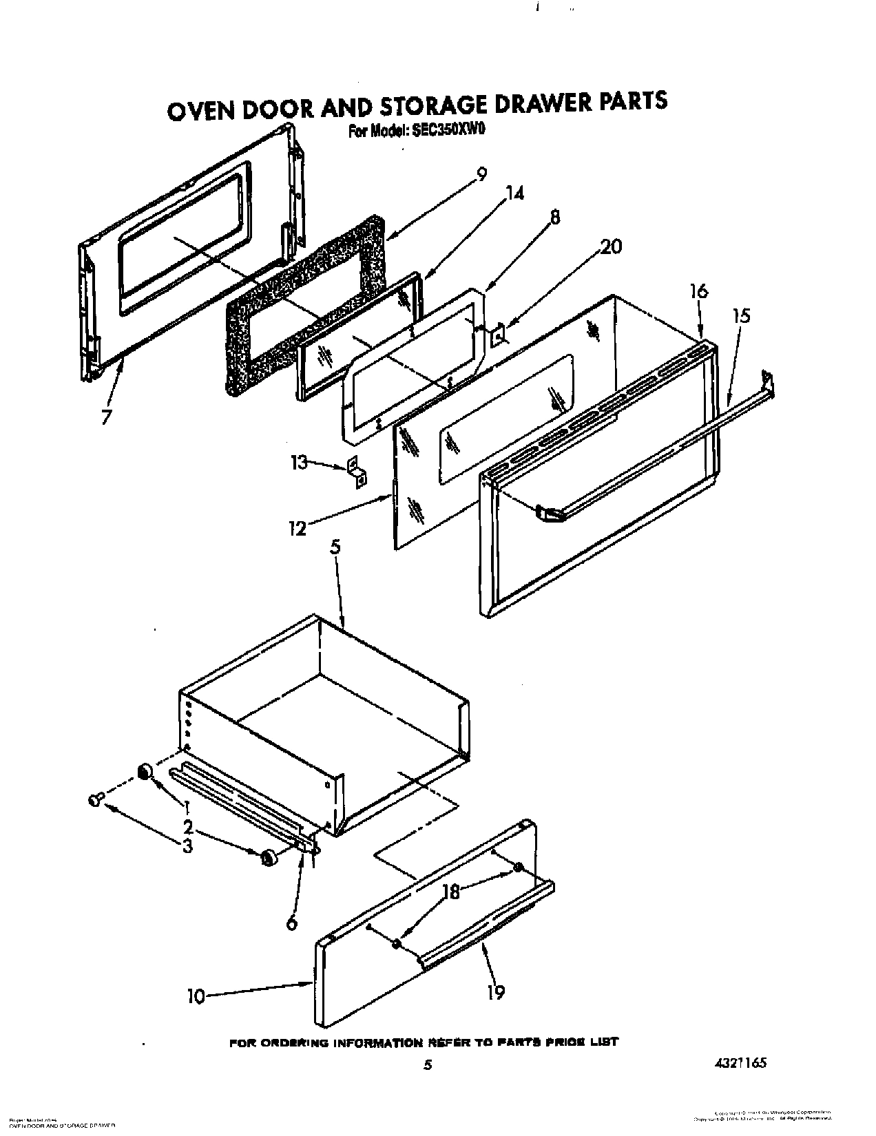 04 - OVEN DOOR AND STORAGE DRAWER