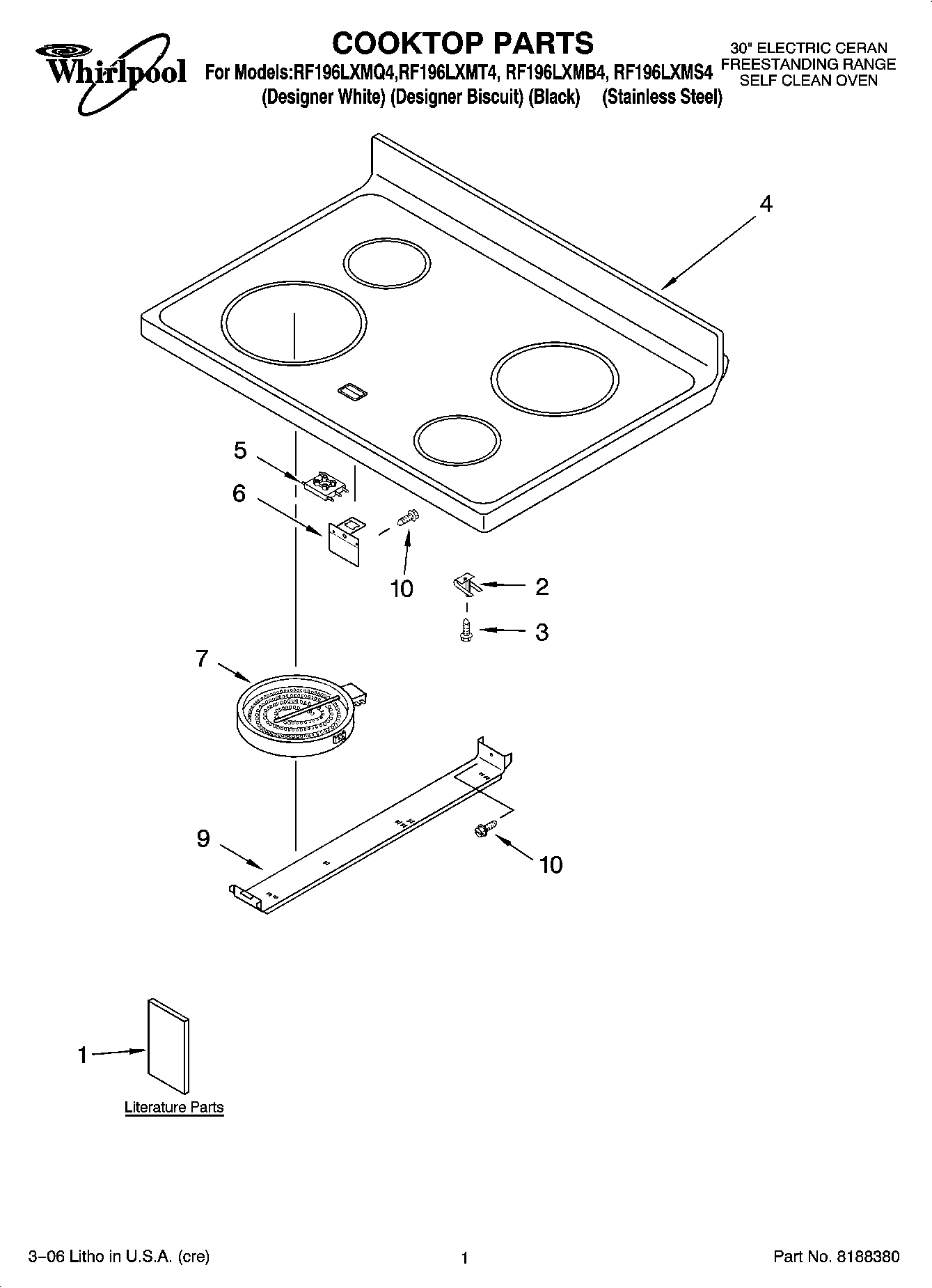 01 - COOKTOP PARTS