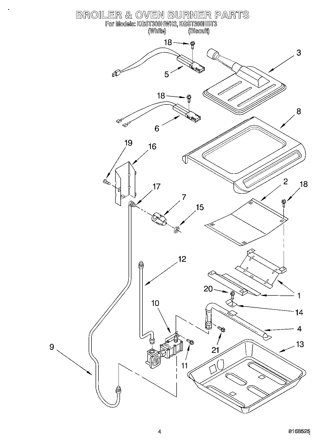 04 - BROILER AND OVEN BURNER