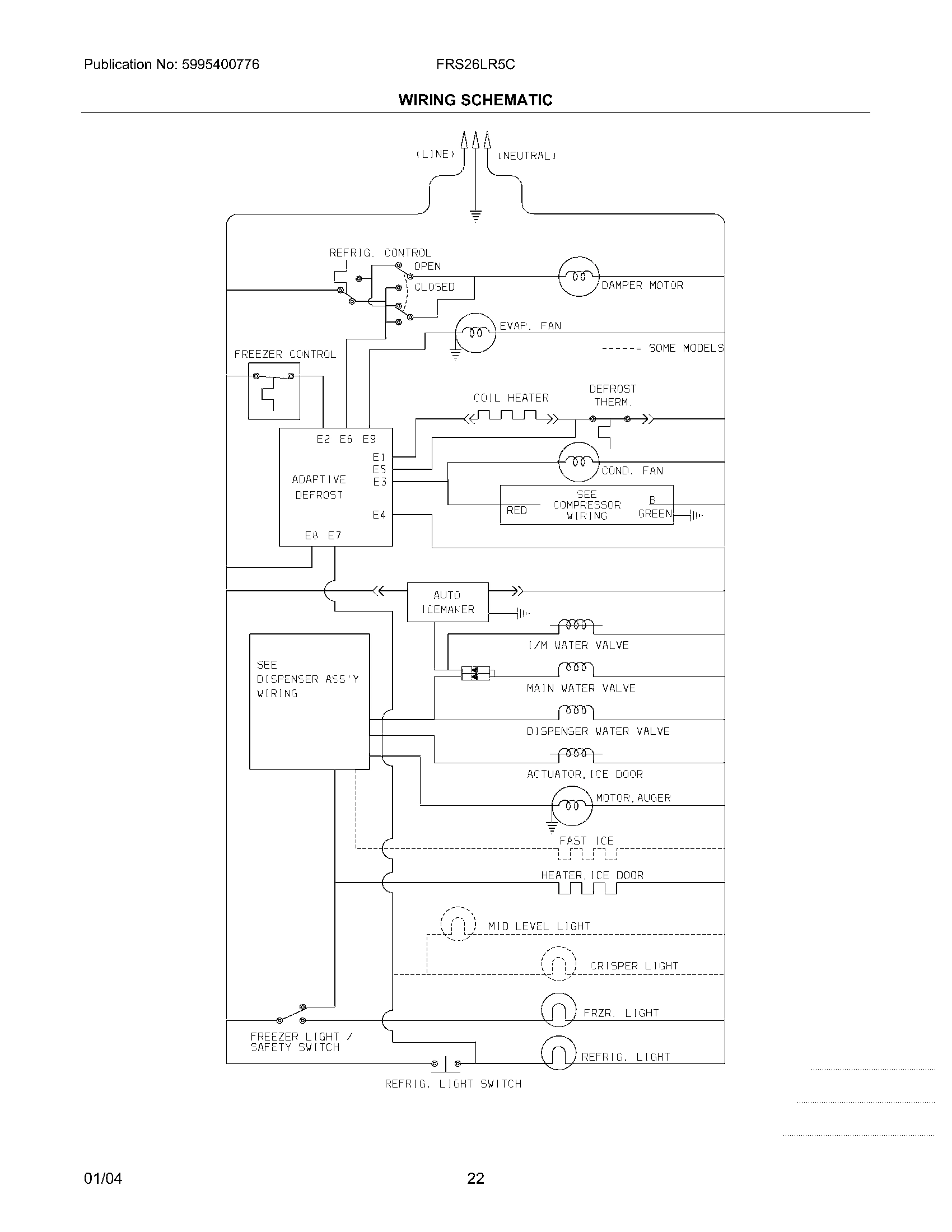 22 - WIRING SCHEMATIC