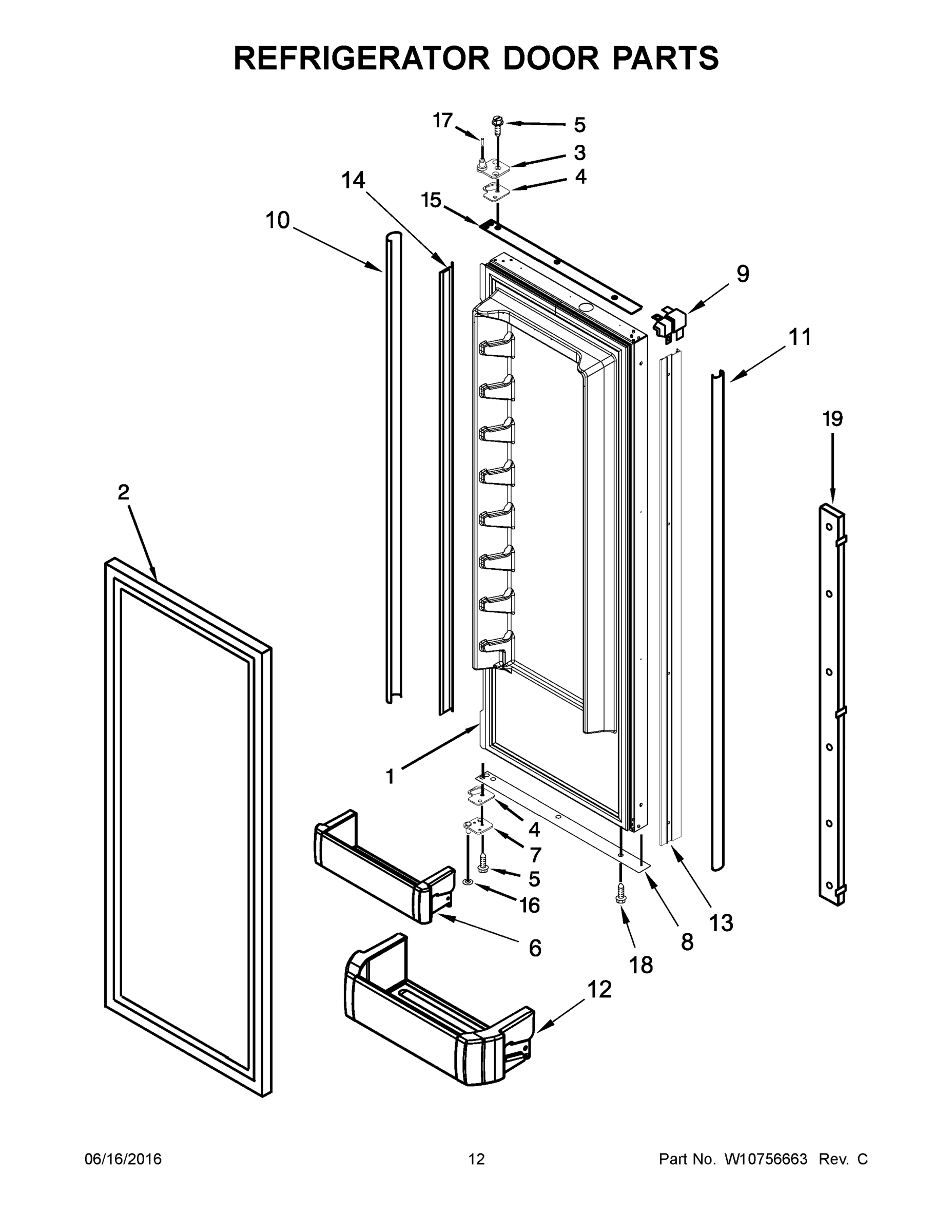 07 - REFRIGERATOR DOOR PARTS