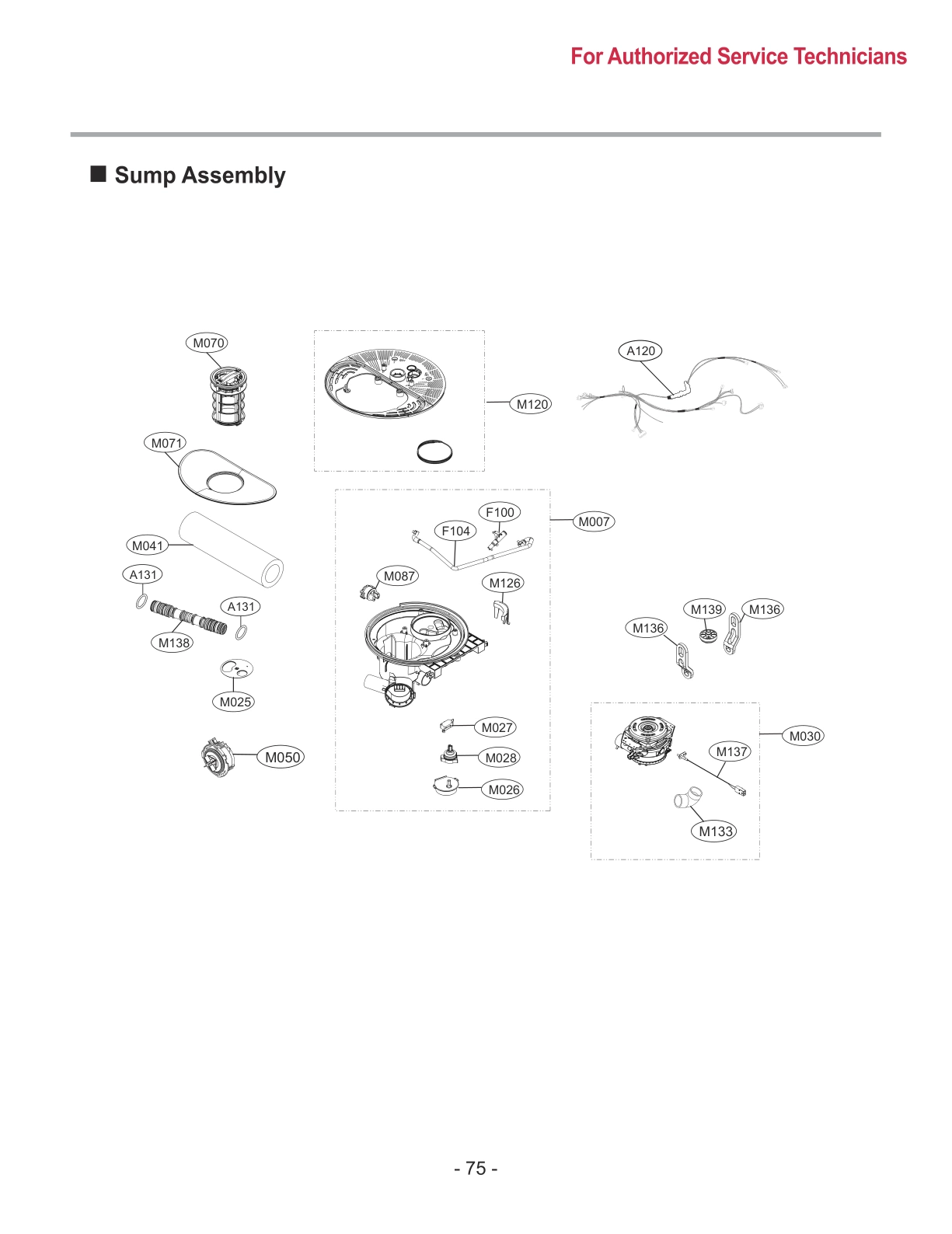 SUMP ASSEMBLY
